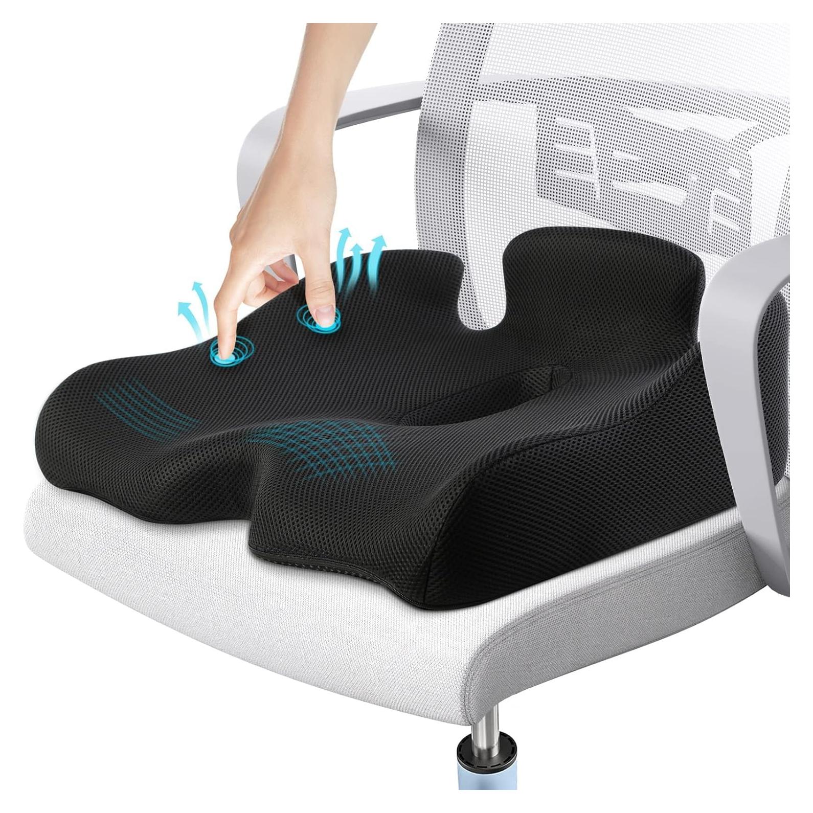 Cojín de Memoria Benazcap X Grande para Silla de Oficina