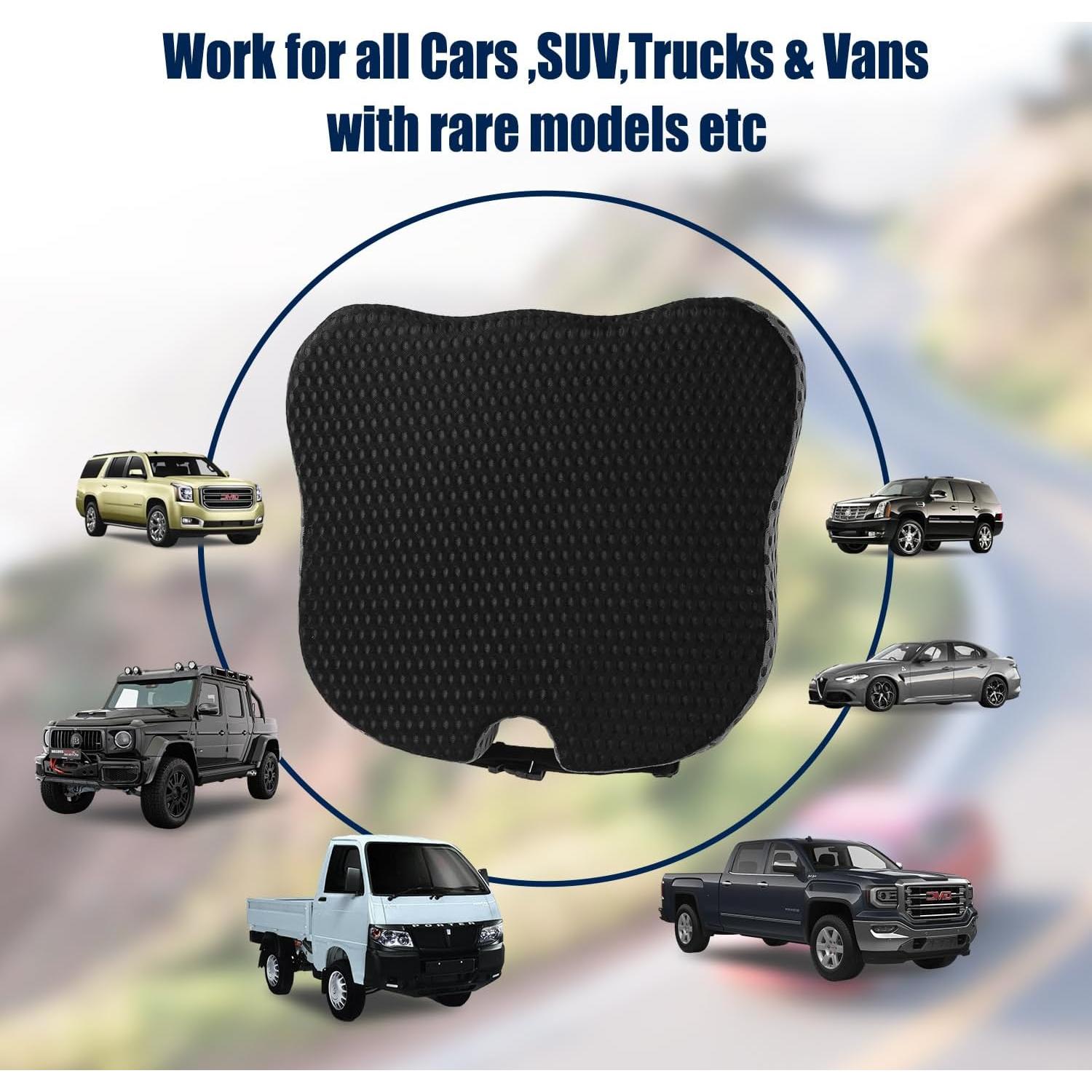 Cojín de Asiento Ergonómico Hapiclody para Coche Negro