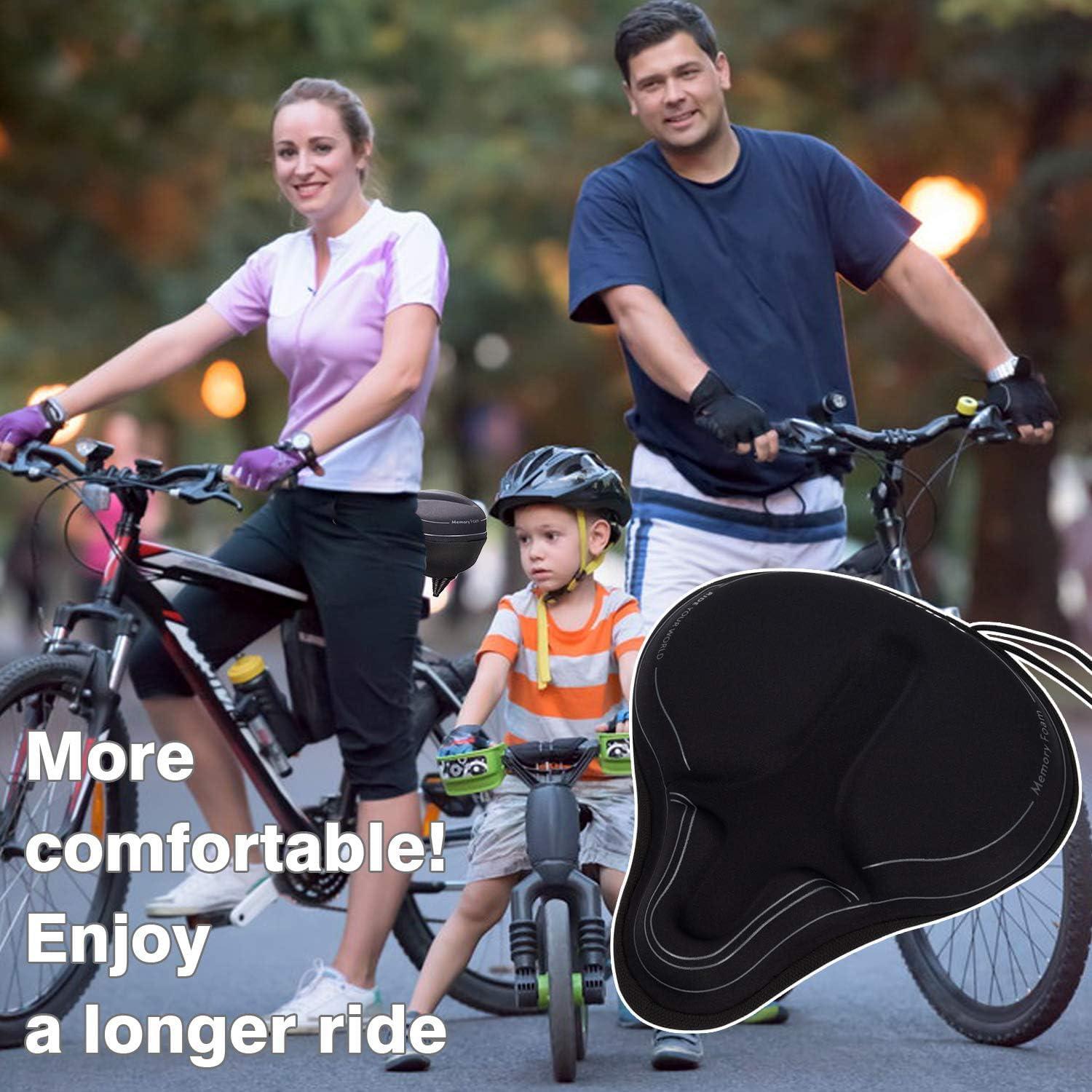 Funda de Asiento de Bicicleta DAWAY C6M - Espuma de Memoria 30x27cm