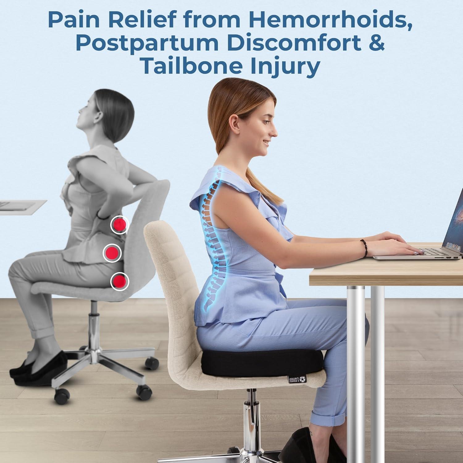 Almohada Donut 5 Estrellas Unidas para Alivio de Dolor - Grande