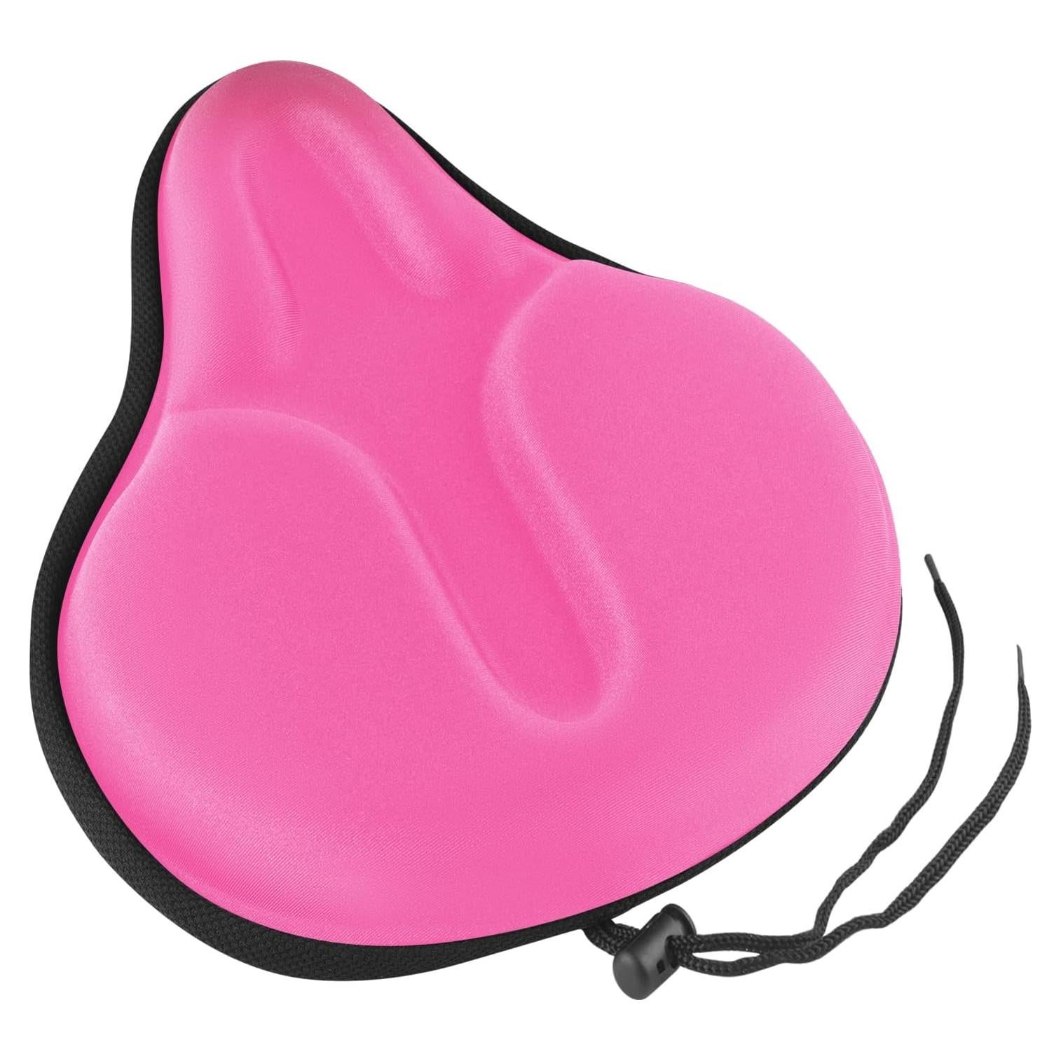 Funda de Asiento de Bicicleta de Gel MSDADA Rosa Grande 29x26cm
