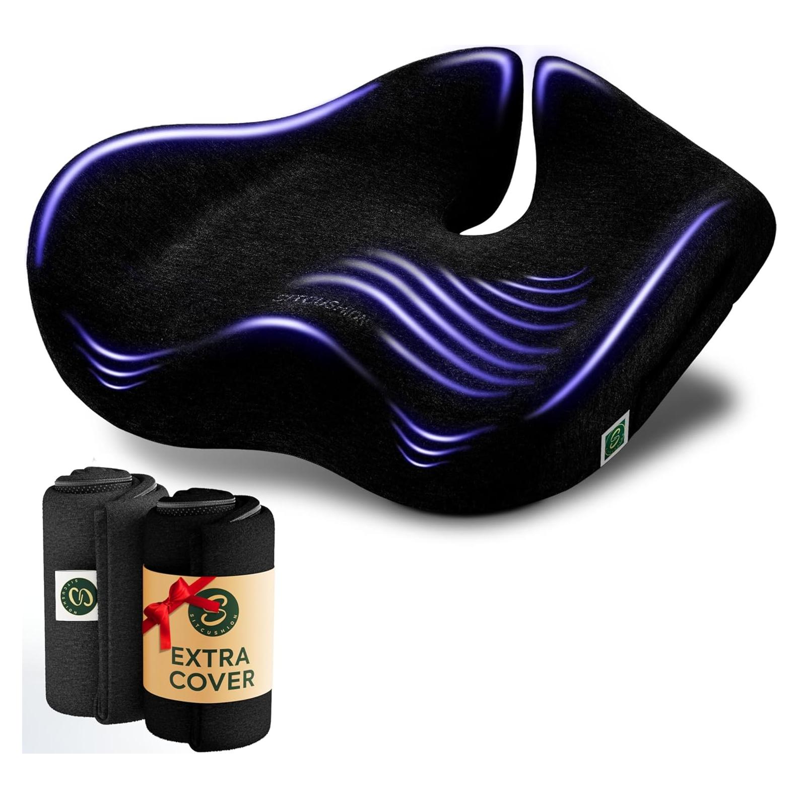 Cojín Ergonómico SitCushion Extra Grande para Coccix y Espalda