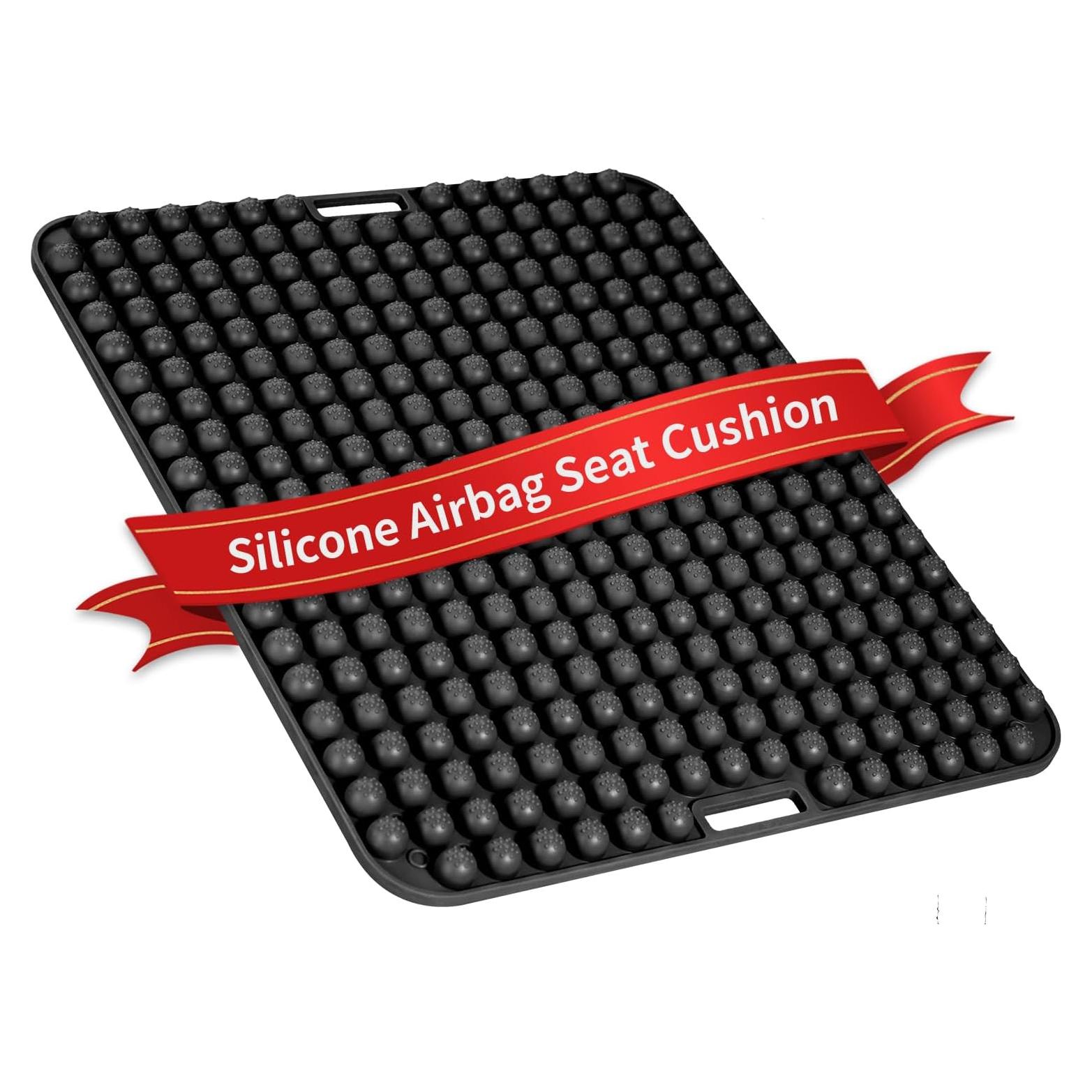 Cojín de Silicona LTLUTU para Alivio del Dolor Coccix 43x37 cm