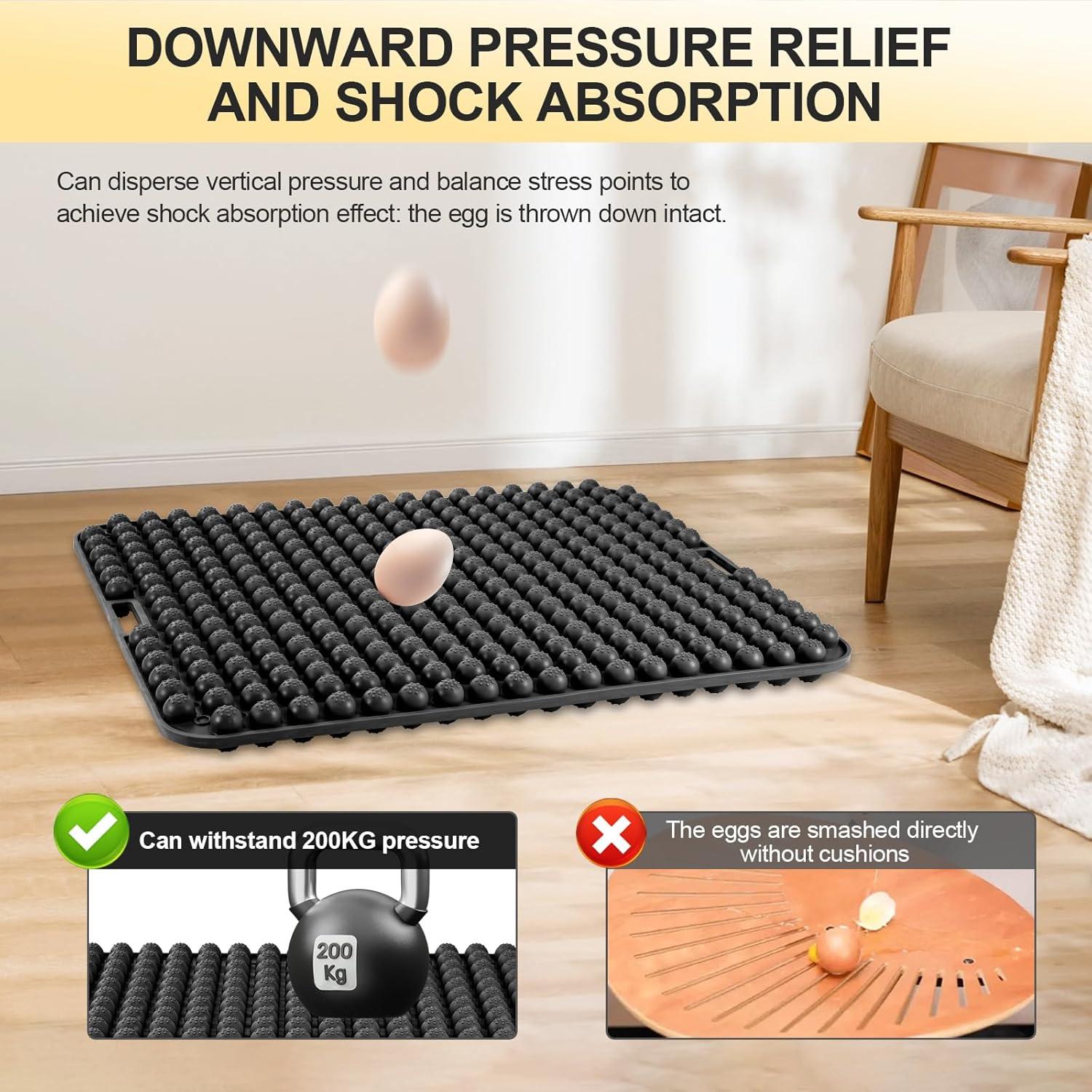 Cojín de Silicona LTLUTU para Alivio del Dolor Coccix 43x37 cm