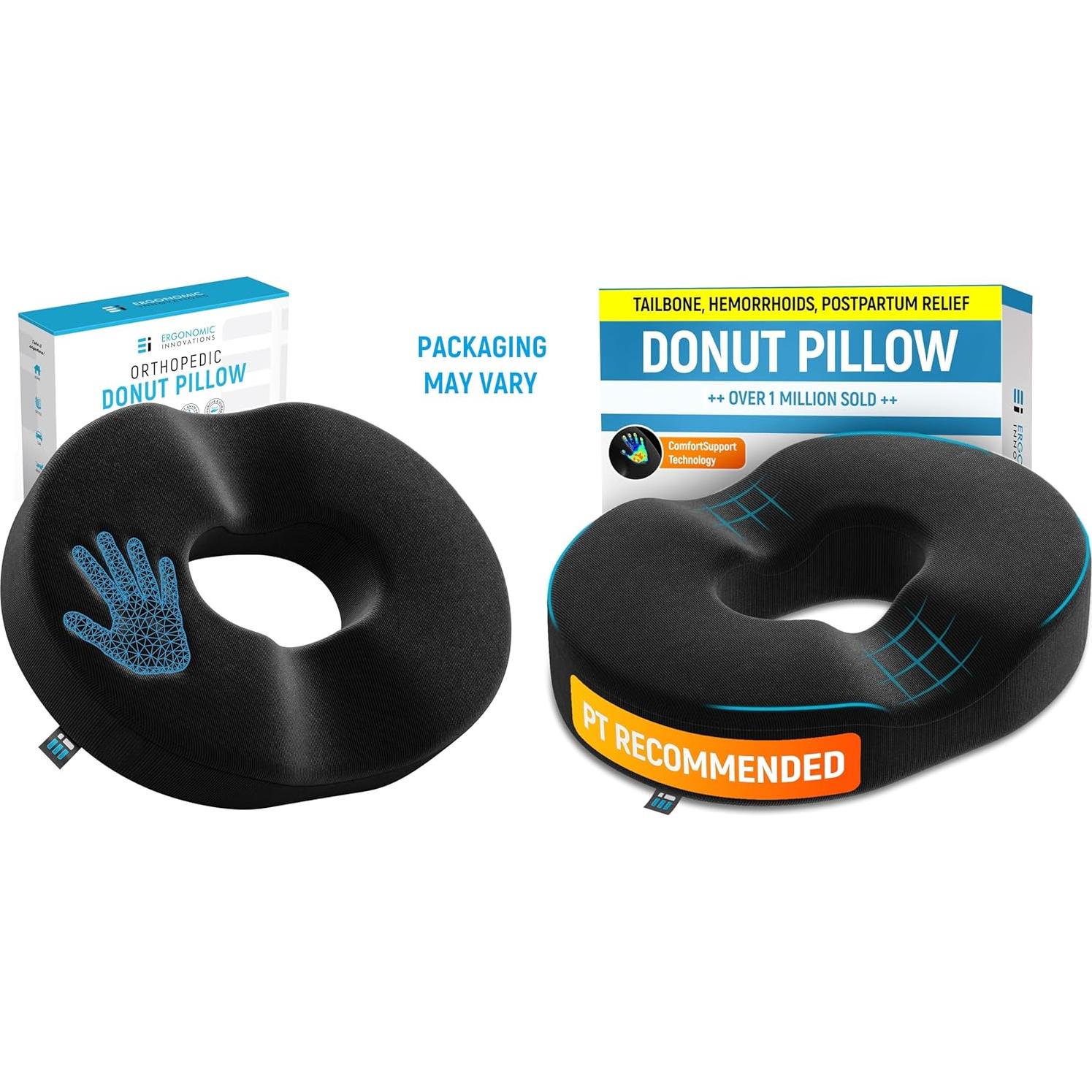 Almohada Donut Ergonomic Innovations para Alivio de Coxis 44.5x35.6cm