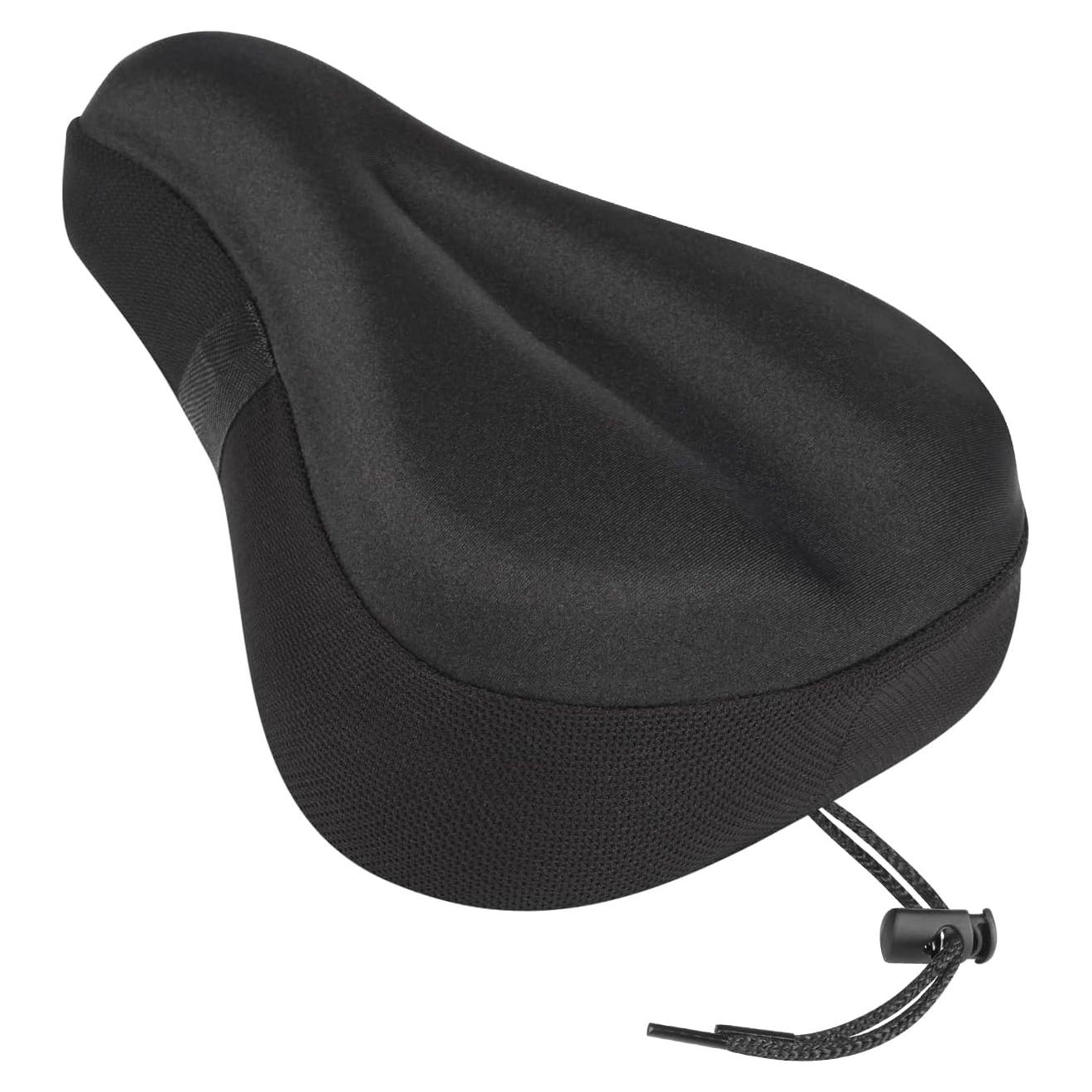 Funda de Asiento de Bicicleta MXMXK Acolchada Gel Negro