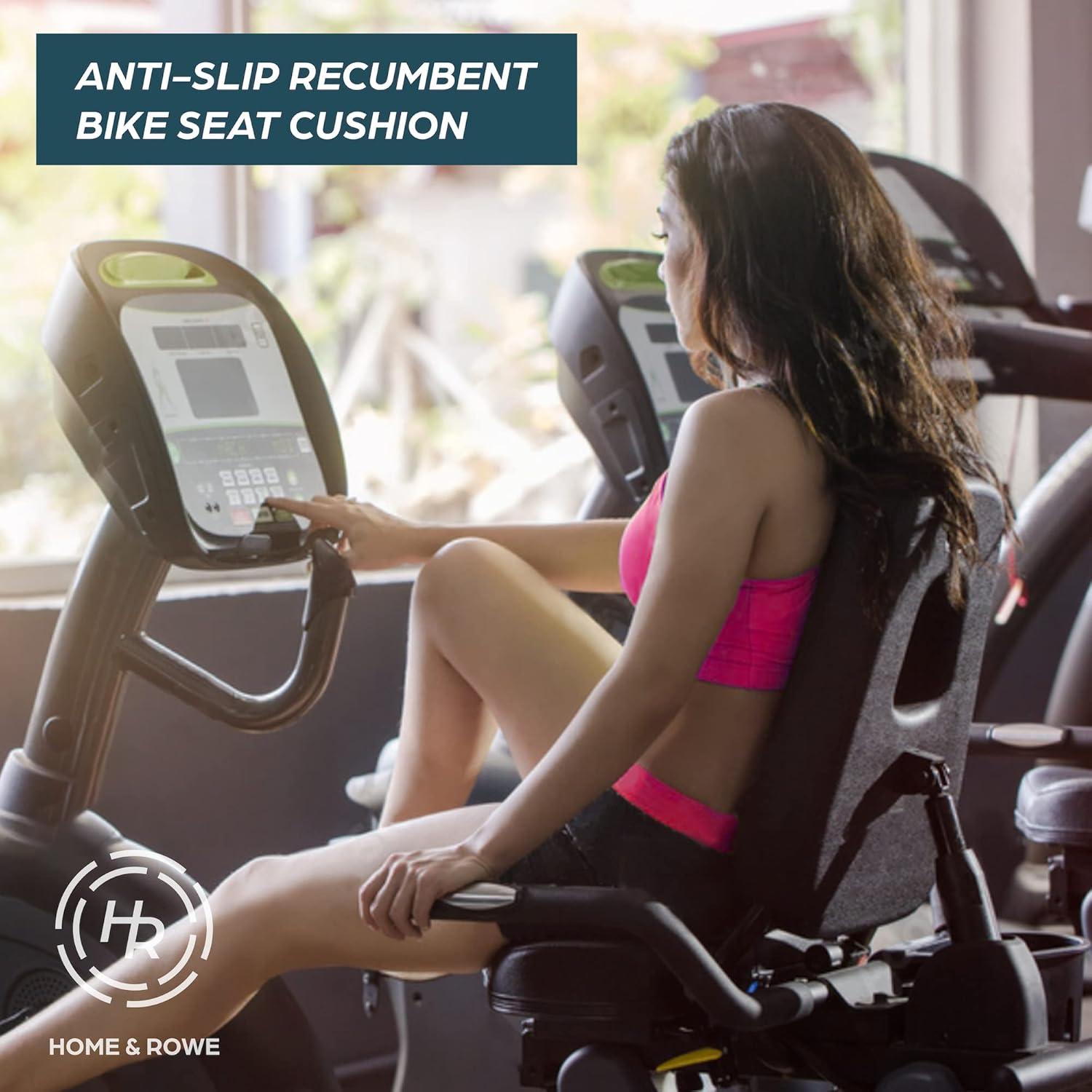 Cojín de Asiento para Bicicleta Reclinada Home & Rowe Gel Antideslizante