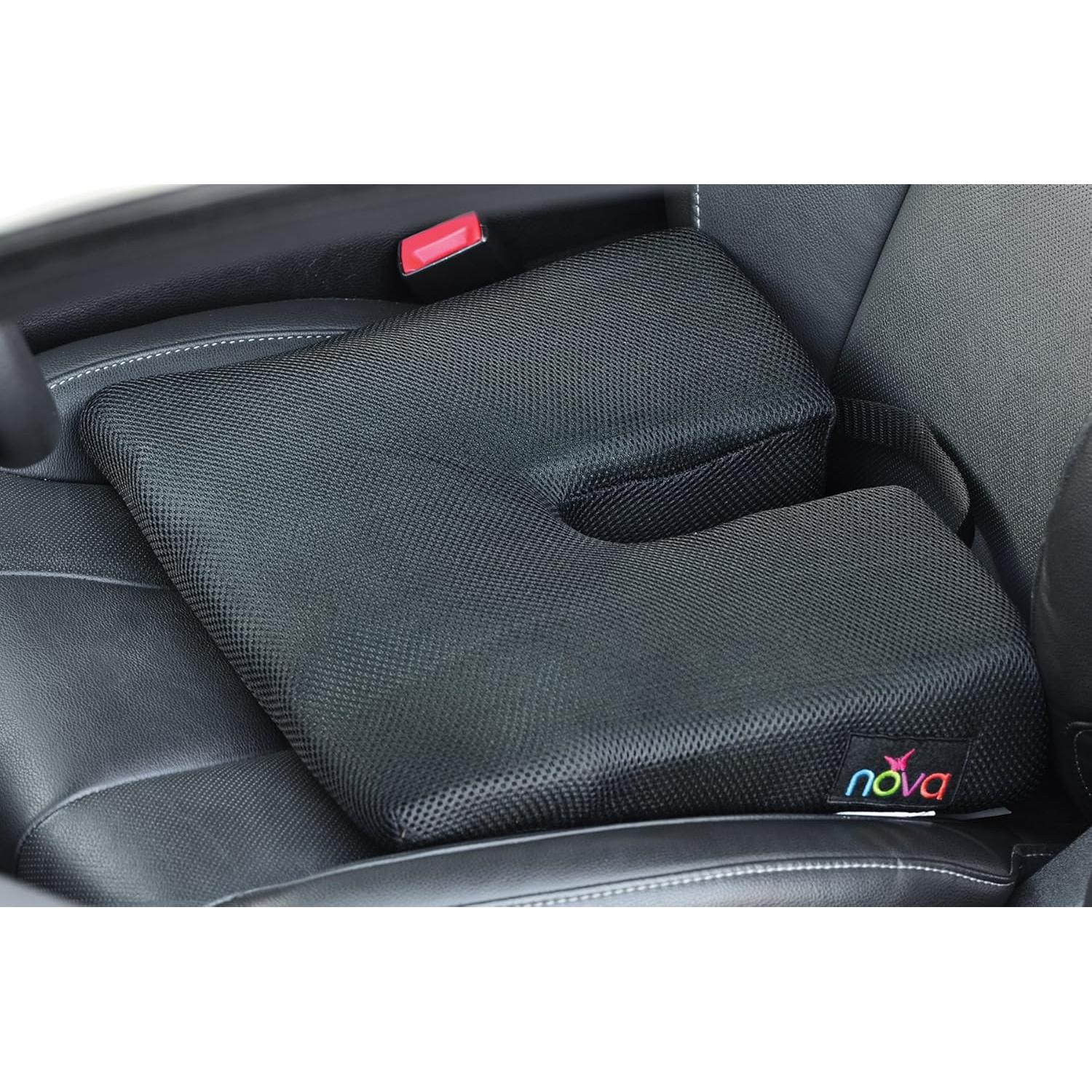 Cojín de Gel de Espuma NOVA Medical para Coccyx, Negro