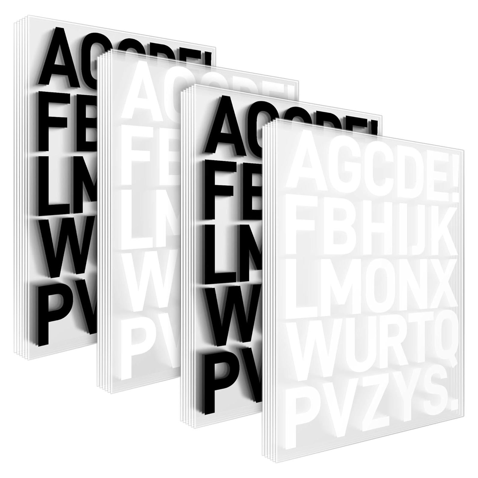 Letras de Hierro para Ropa Flowing Fun - 24 Hojas 10.4 cm