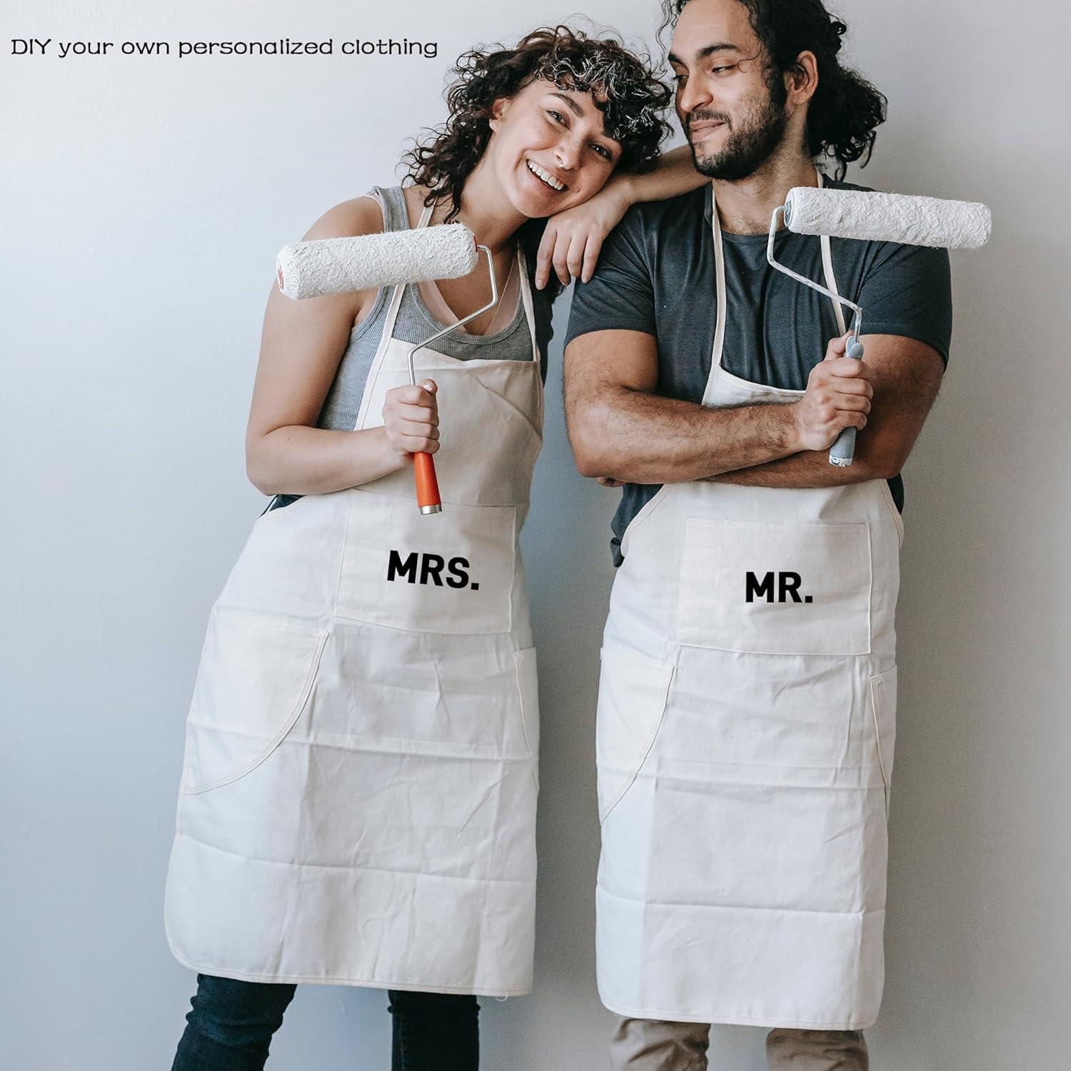 Letras de Hierro para Ropa Flowing Fun - 24 Hojas 10.4 cm