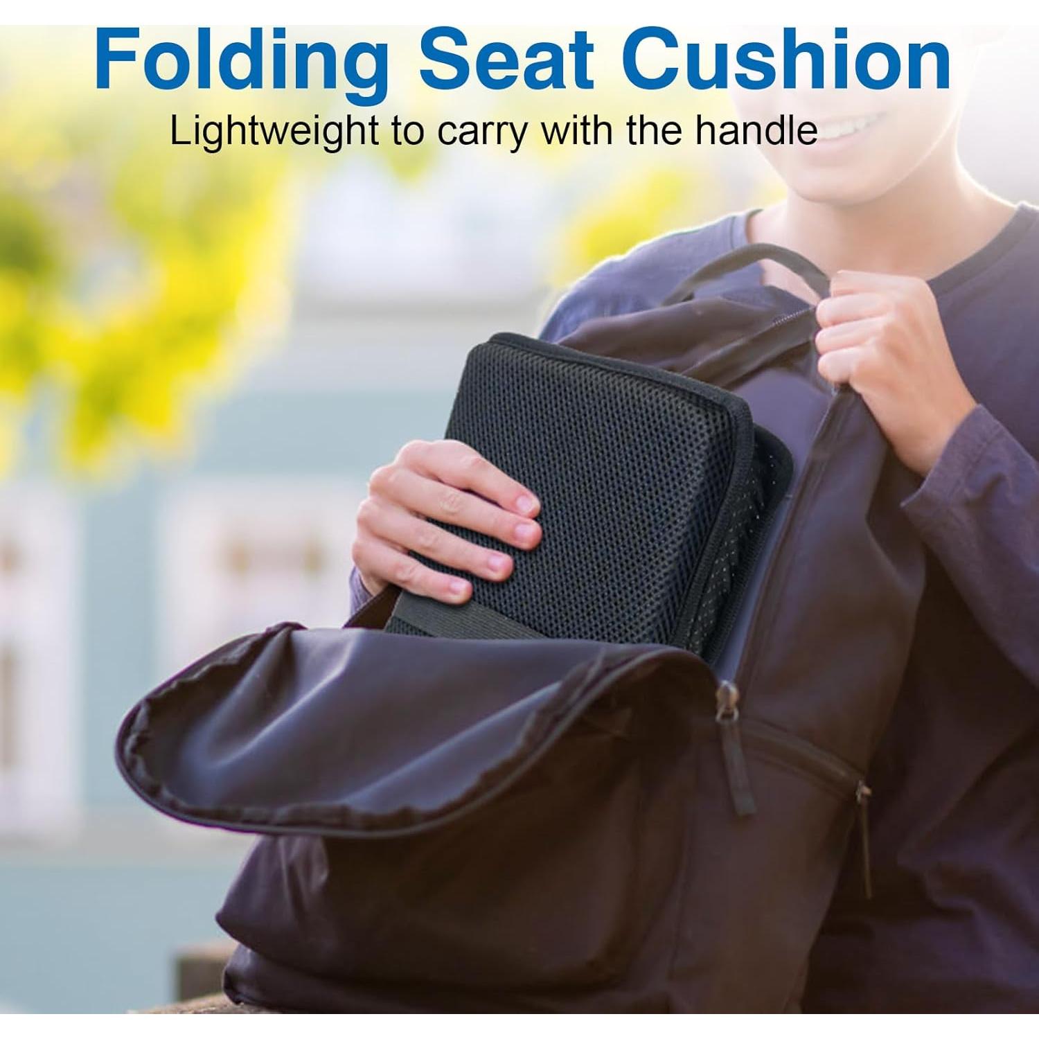 Cojín de Gel para Asiento Handbanary - Plegable y Portátil