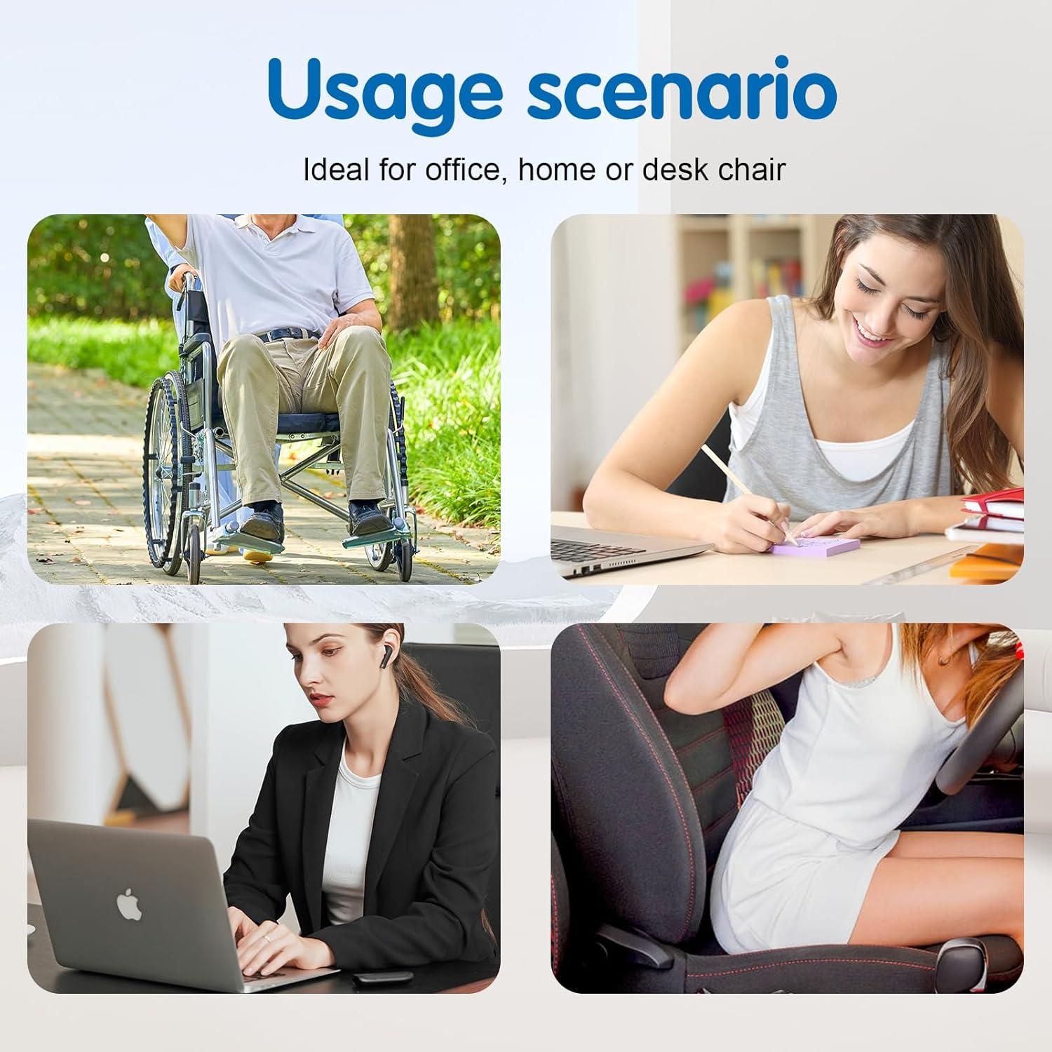 Cojín de Gel para Asiento Handbanary - Plegable y Portátil