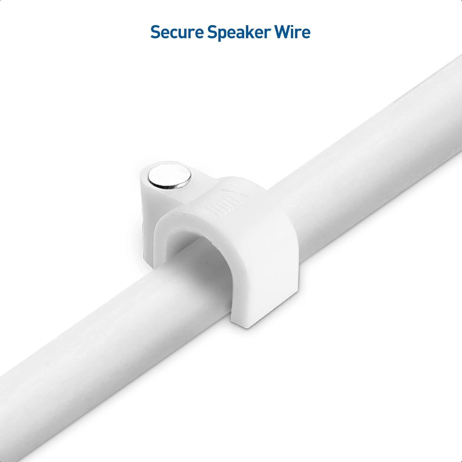 Clips de Cable con Clavo Cable Matters 200 Unidades 7mm Blanco