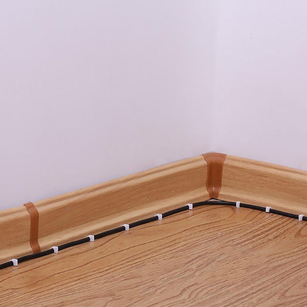 Paquete de 200 Clips de Cable Darller con Clavos 7mm para Ethernet