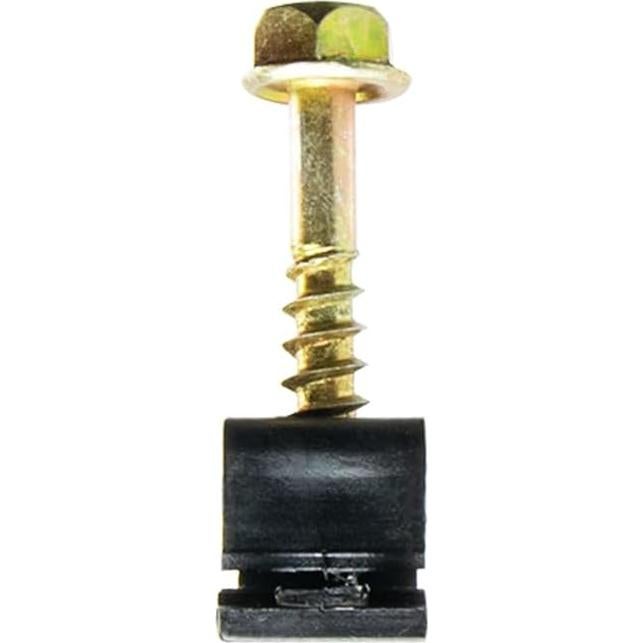 Clip de Tornillo Flexible Doble Skywalker - 100 Piezas Negro