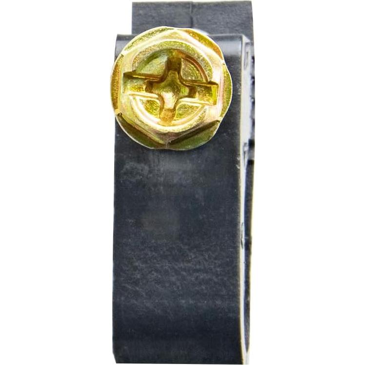 Clip de Tornillo Flexible Doble Skywalker - 100 Piezas Negro