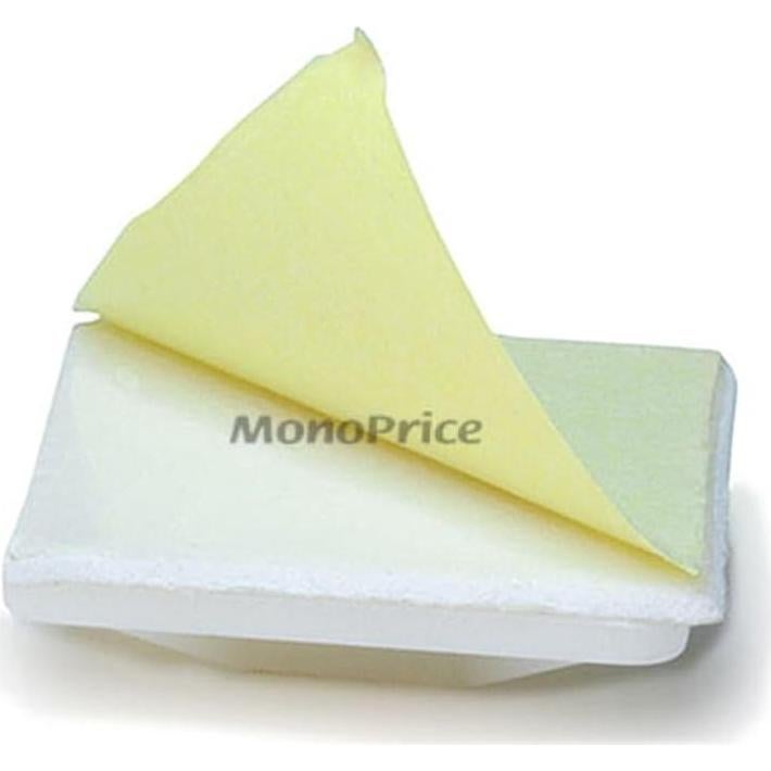 Montajes de Bridas Adhesivas Monoprice 25mm - 100 Piezas Blancos