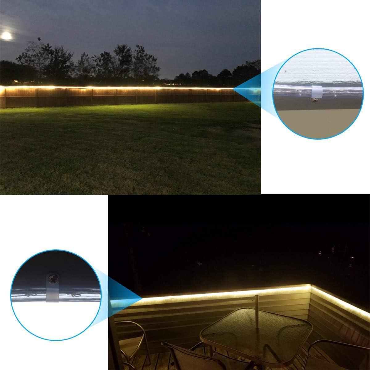 Clips de Montaje LOKMAN 100 Pcs 8mm para Luces de Cuerda