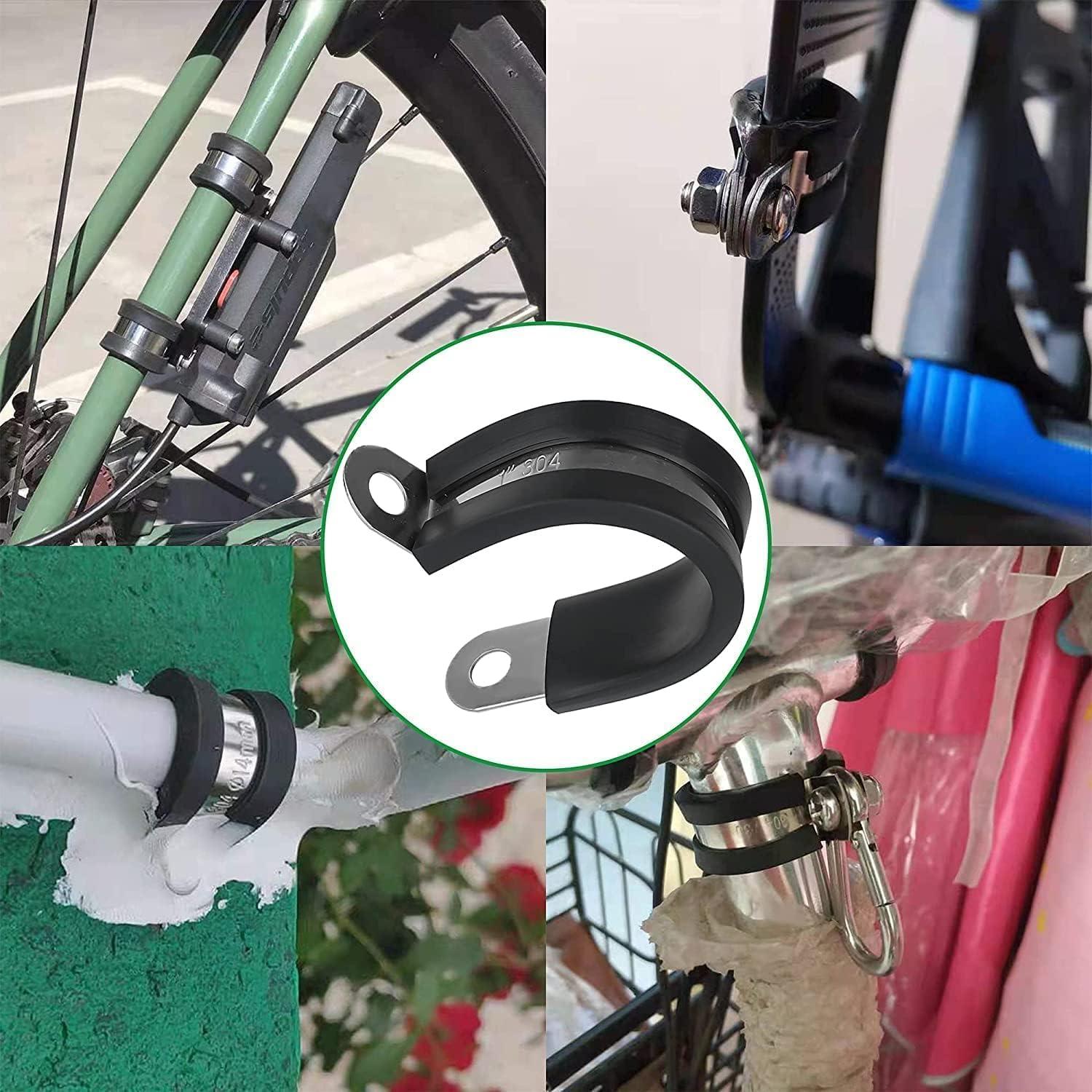 Kit de 125 Abrazaderas de Cable OURU Acero Inoxidable 304