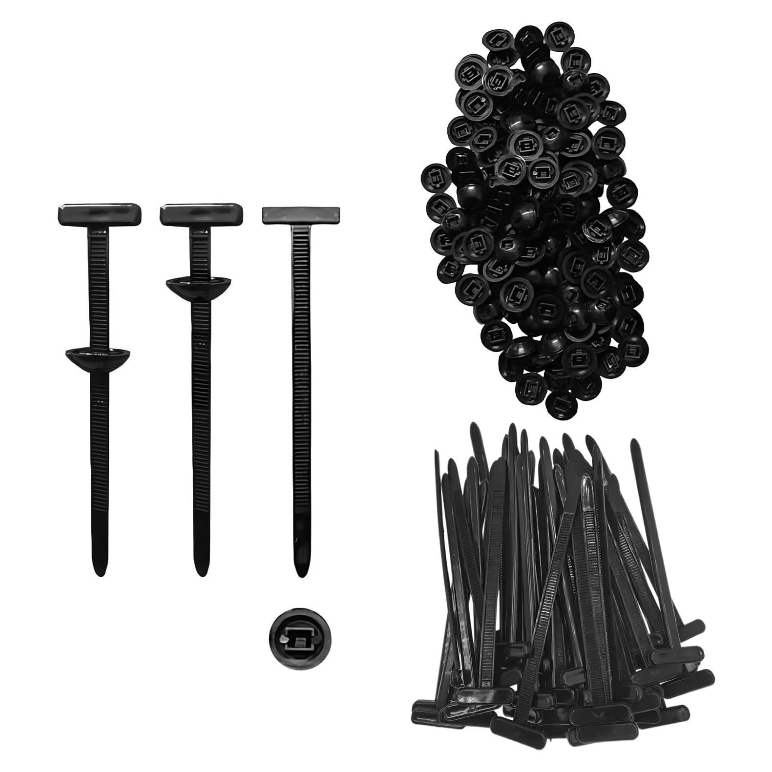 100 Hebillas Universales de Cinta de Nylon LONNIY - Cierre Rápido