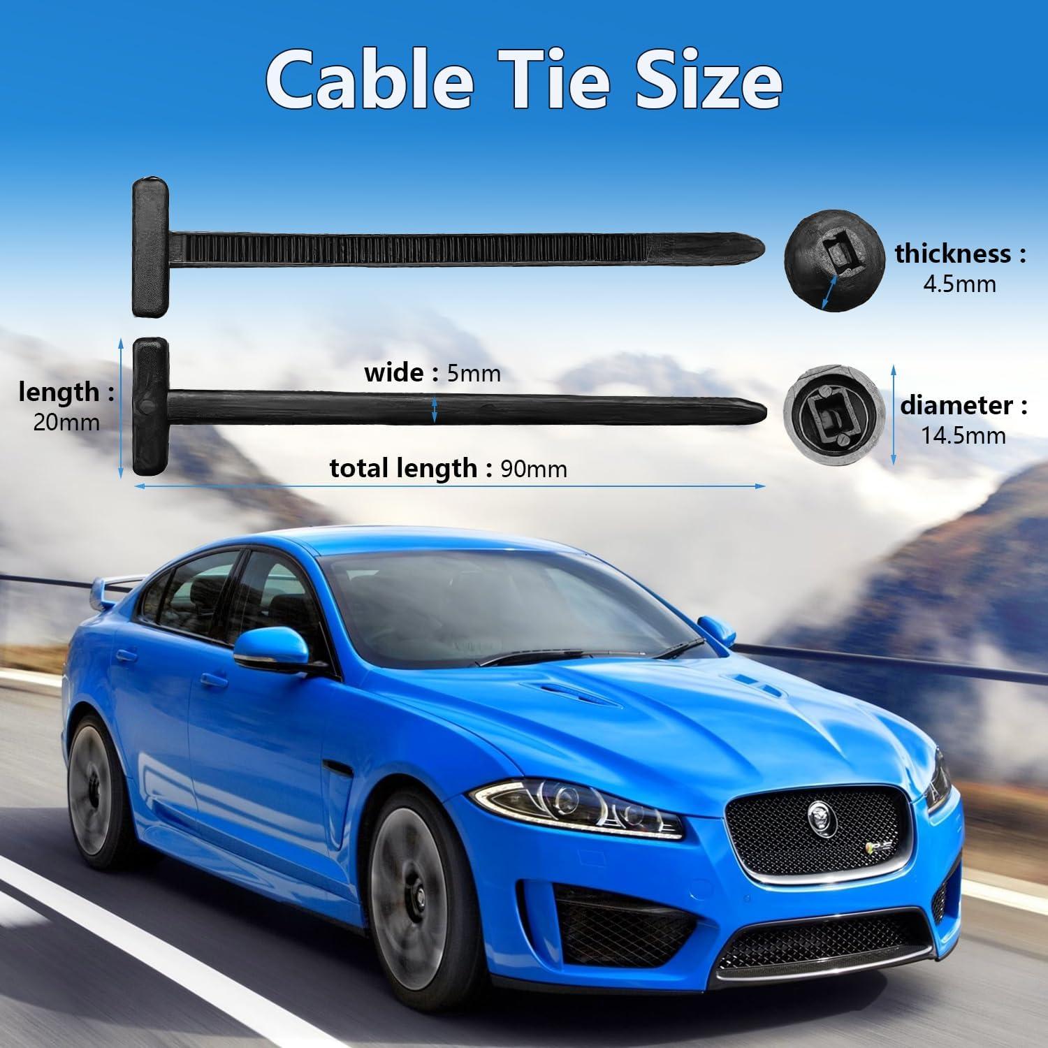 100 Hebillas Universales de Cinta de Nylon LONNIY - Cierre Rápido