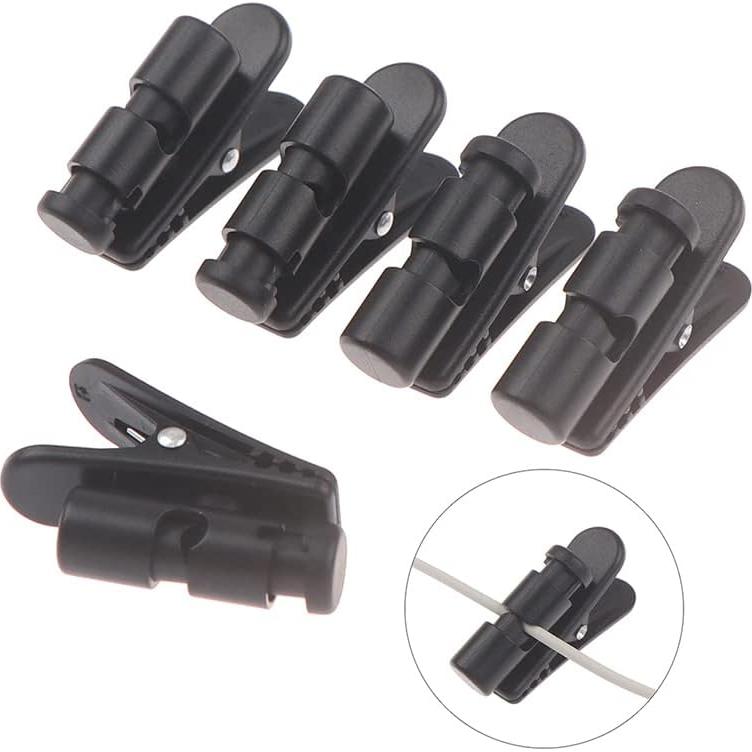 Clip de Cable para Auriculares VizGiz Pack de 5 Soporte 0.5-4mm
