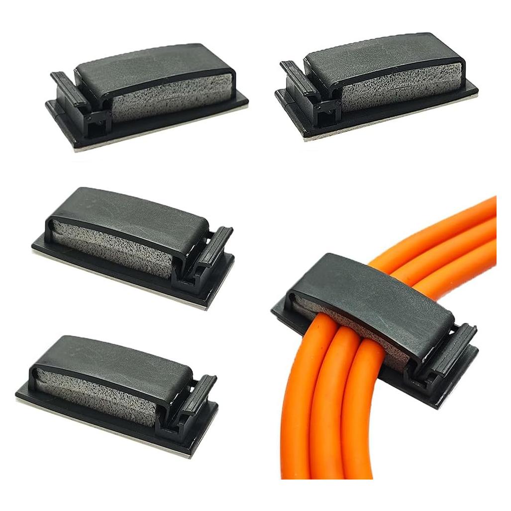 Clips de Cable Autoadhesivos Antideslizantes Antenat 30PCS