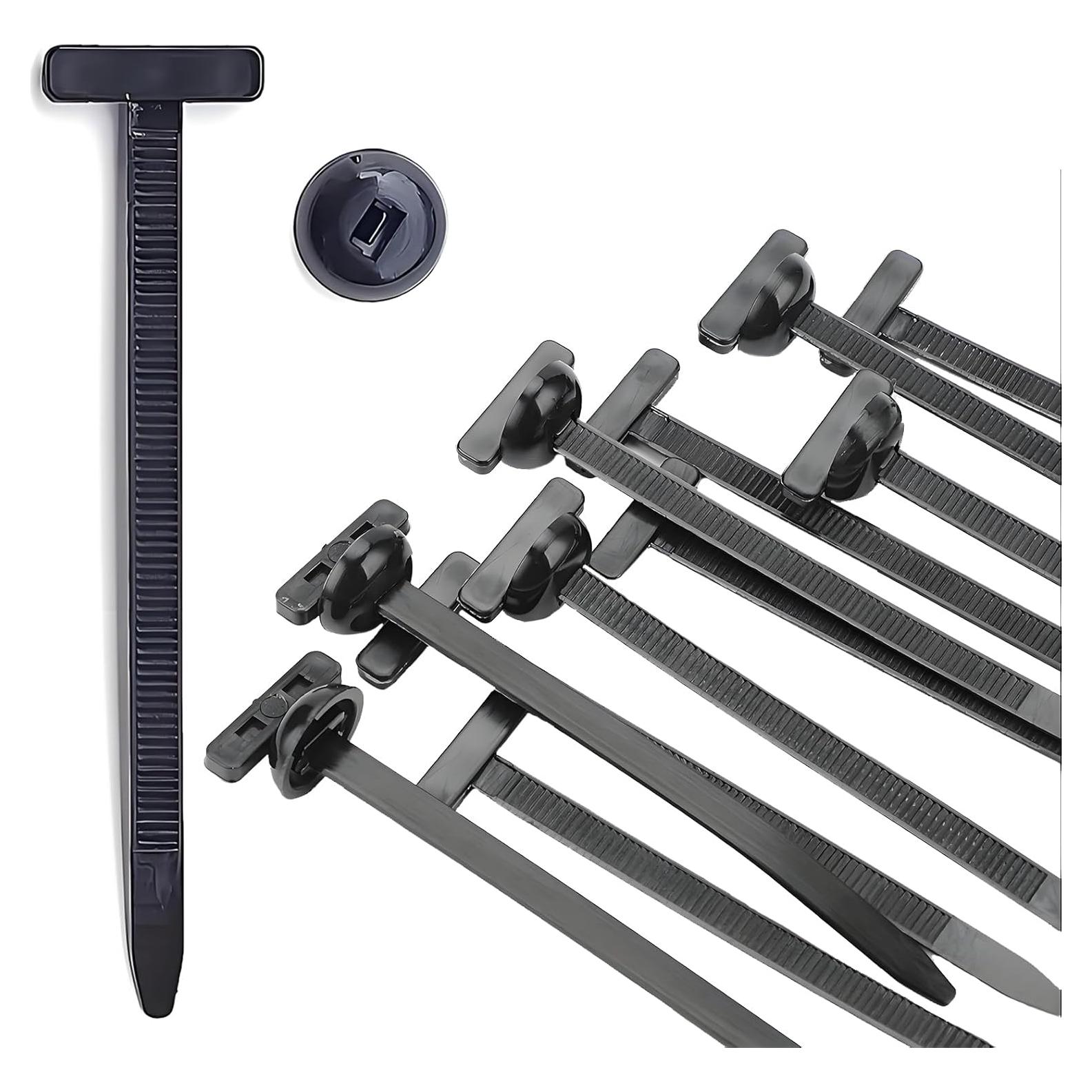 100 Bridas de Nylon Universal Genérico para Automóviles 9cm