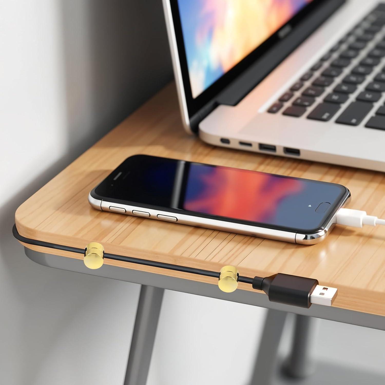 Soporte de Cargador Mabor para Mesita de Noche - 3 Piezas Dorado