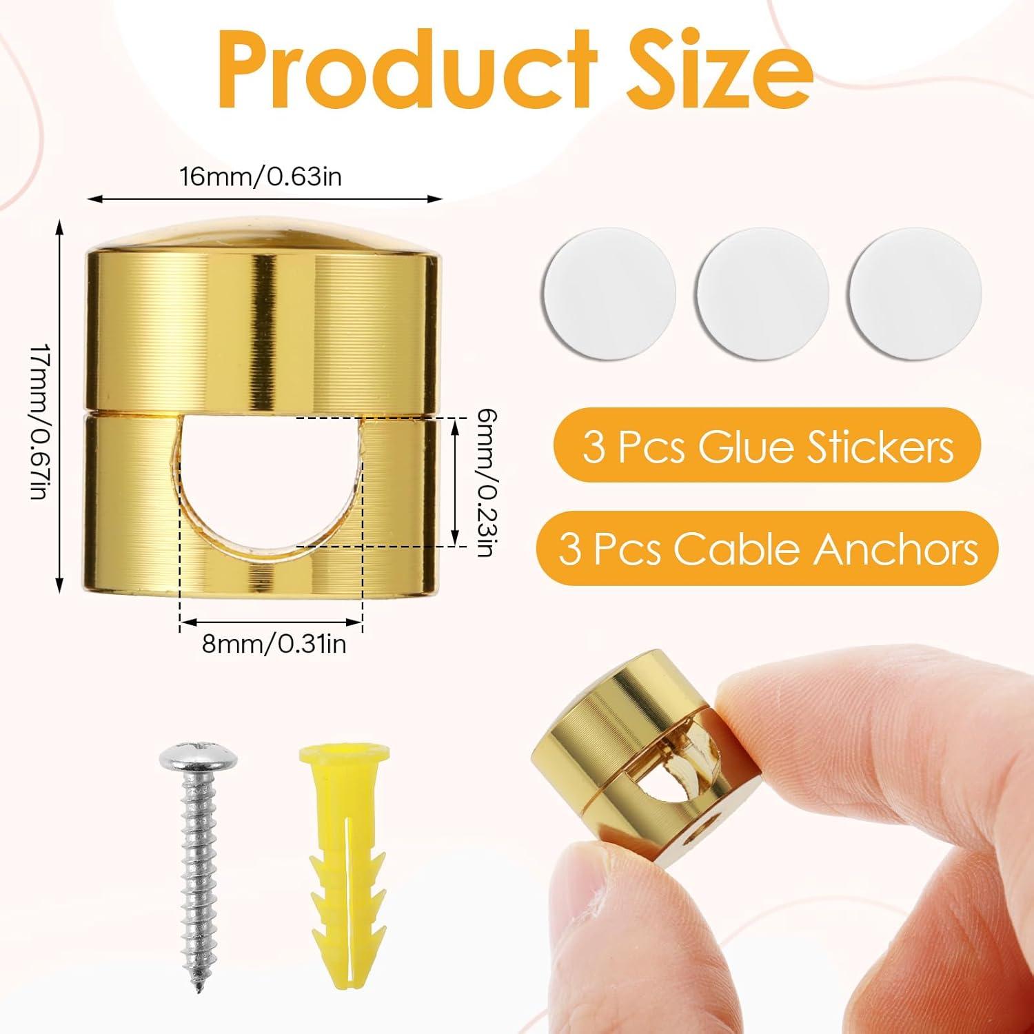 Soporte de Cargador Mabor para Mesita de Noche - 3 Piezas Dorado