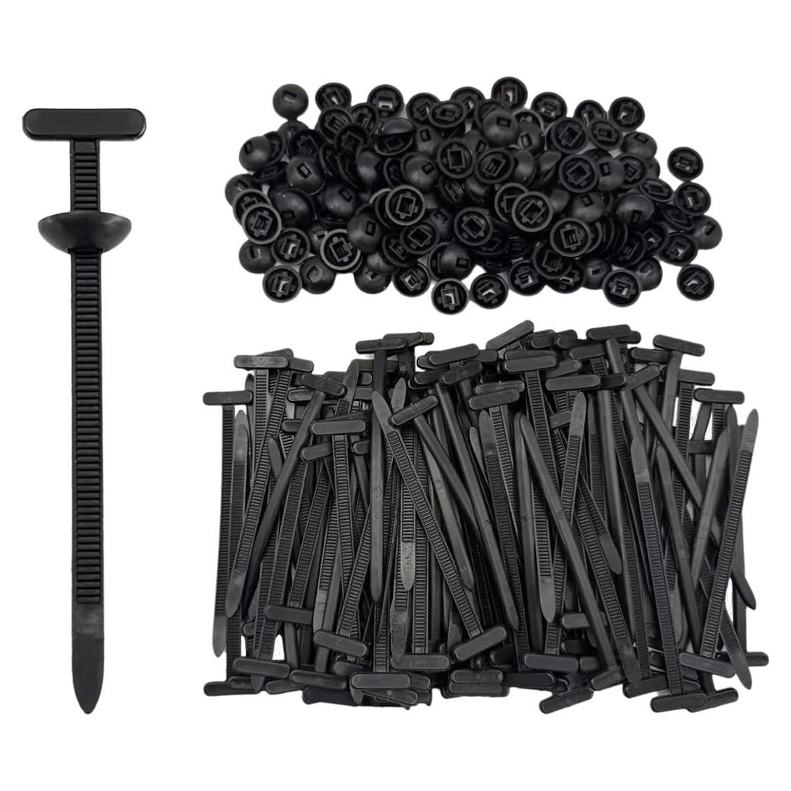 150 Piezas Hebillas y Bridas de Nylon DUMPILL para Automóvil