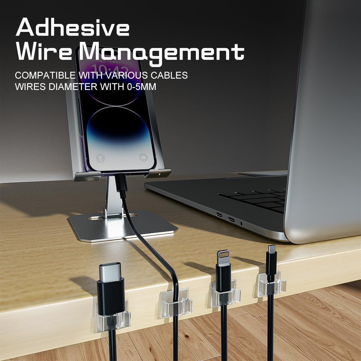 60 Clips de Luz de Navidad Autoadhesivos KGROTE Transparentes