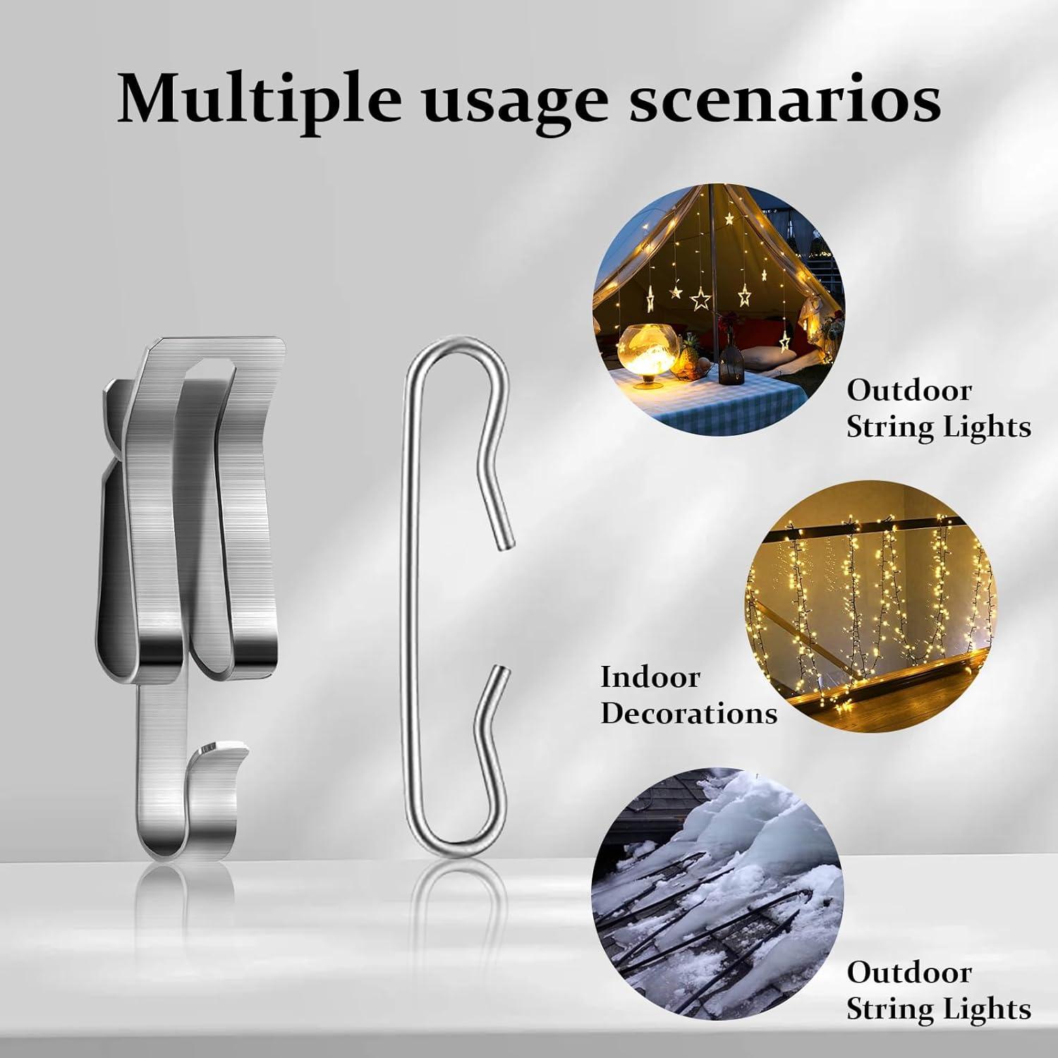 50 Clips de Cable Térmico TTQ para Techo - Aluminio Resistente