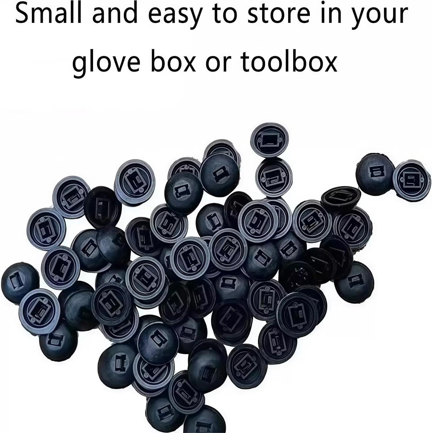 100 Hebillas de Brida de Nylon Genérico para Auto 9cm