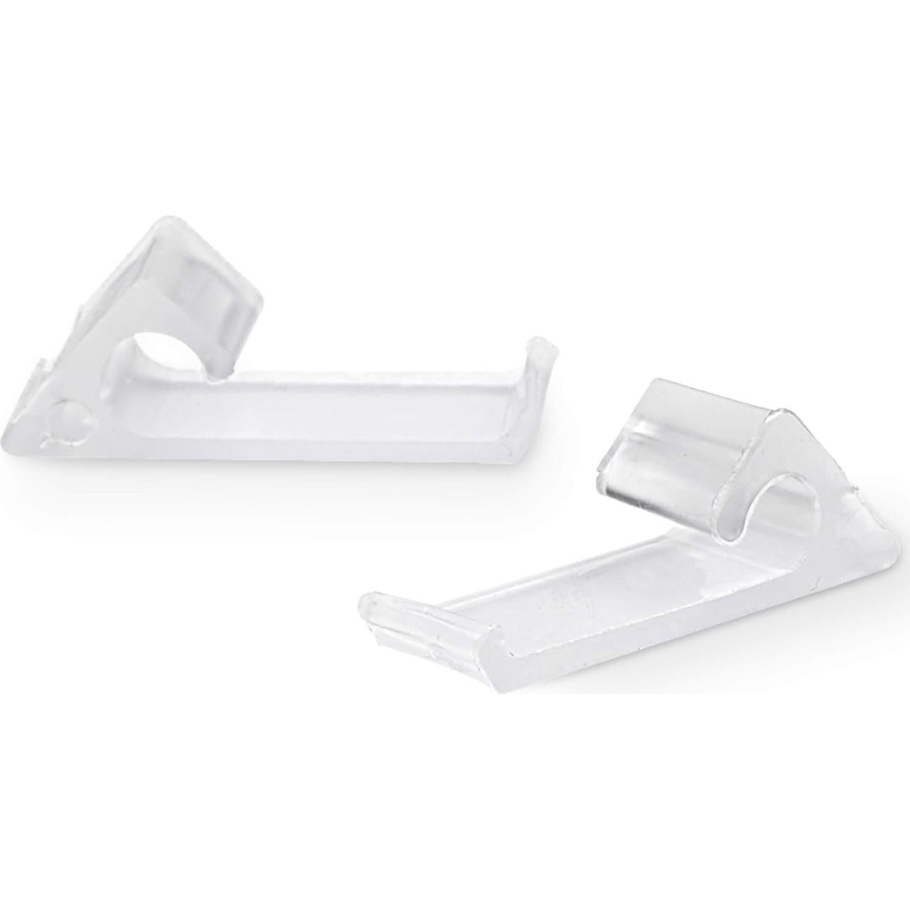 Clips para Cables de Revestimiento THE CIMPLE CO, 100 PCS, Nylon Blanco