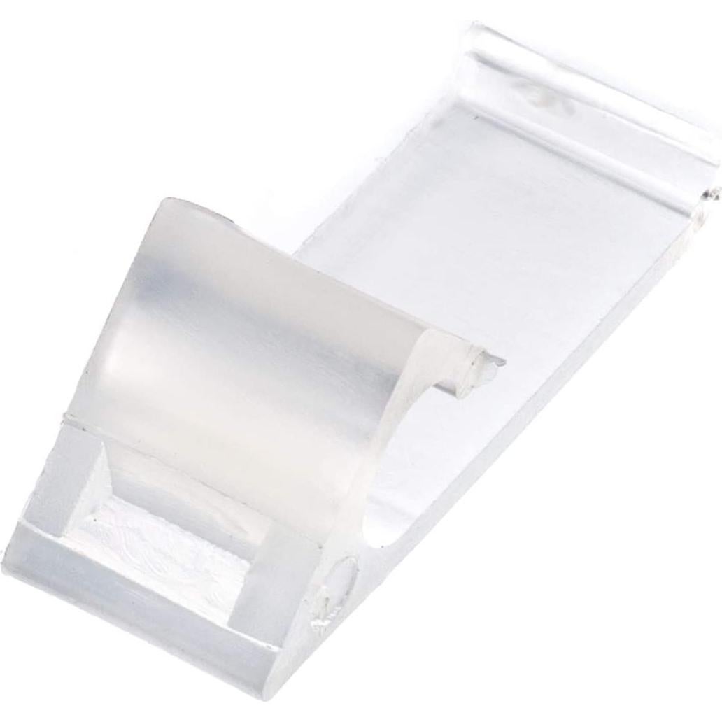 Clips para Cables de Revestimiento THE CIMPLE CO, 100 PCS, Nylon Blanco