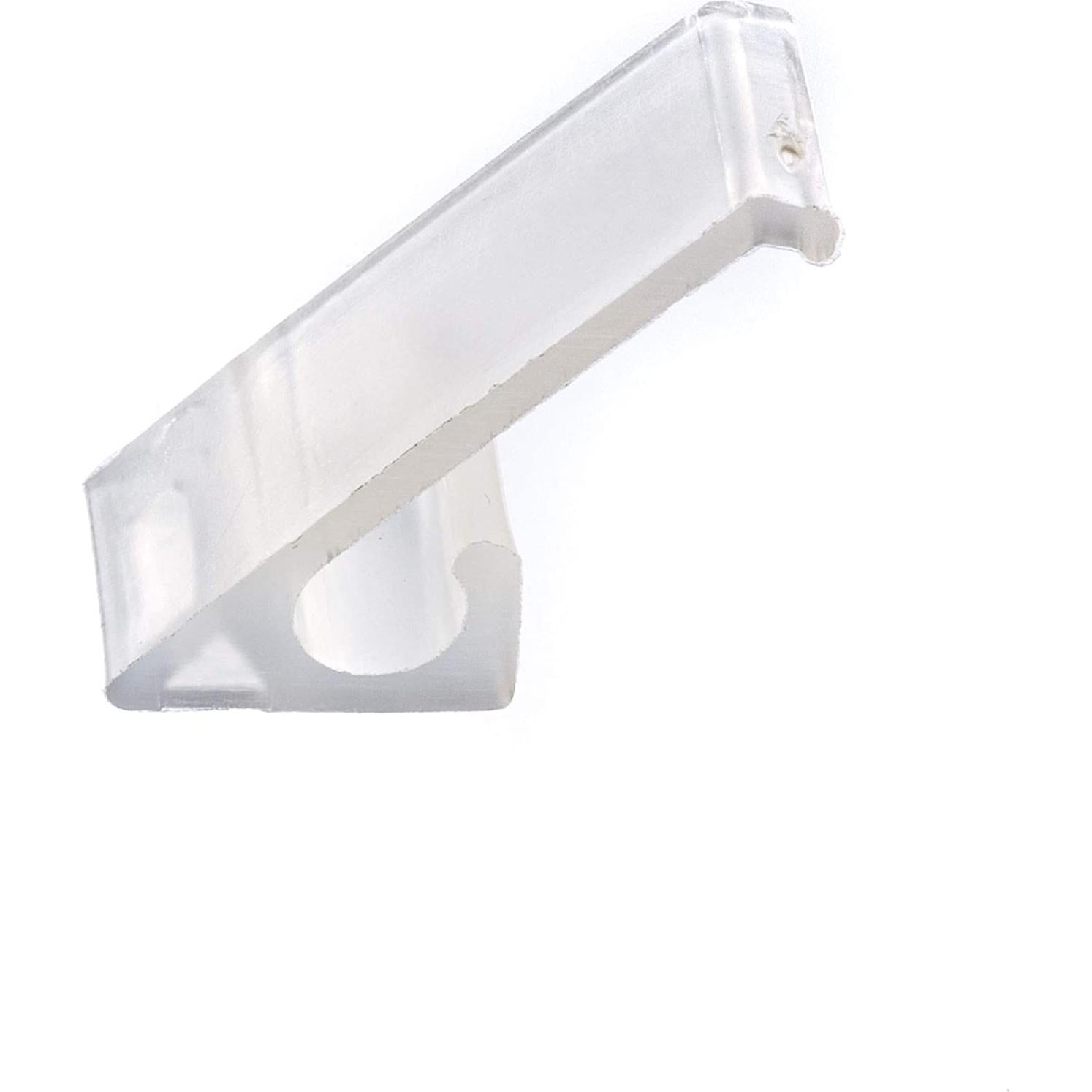 Clips para Cables de Revestimiento THE CIMPLE CO, 100 PCS, Nylon Blanco