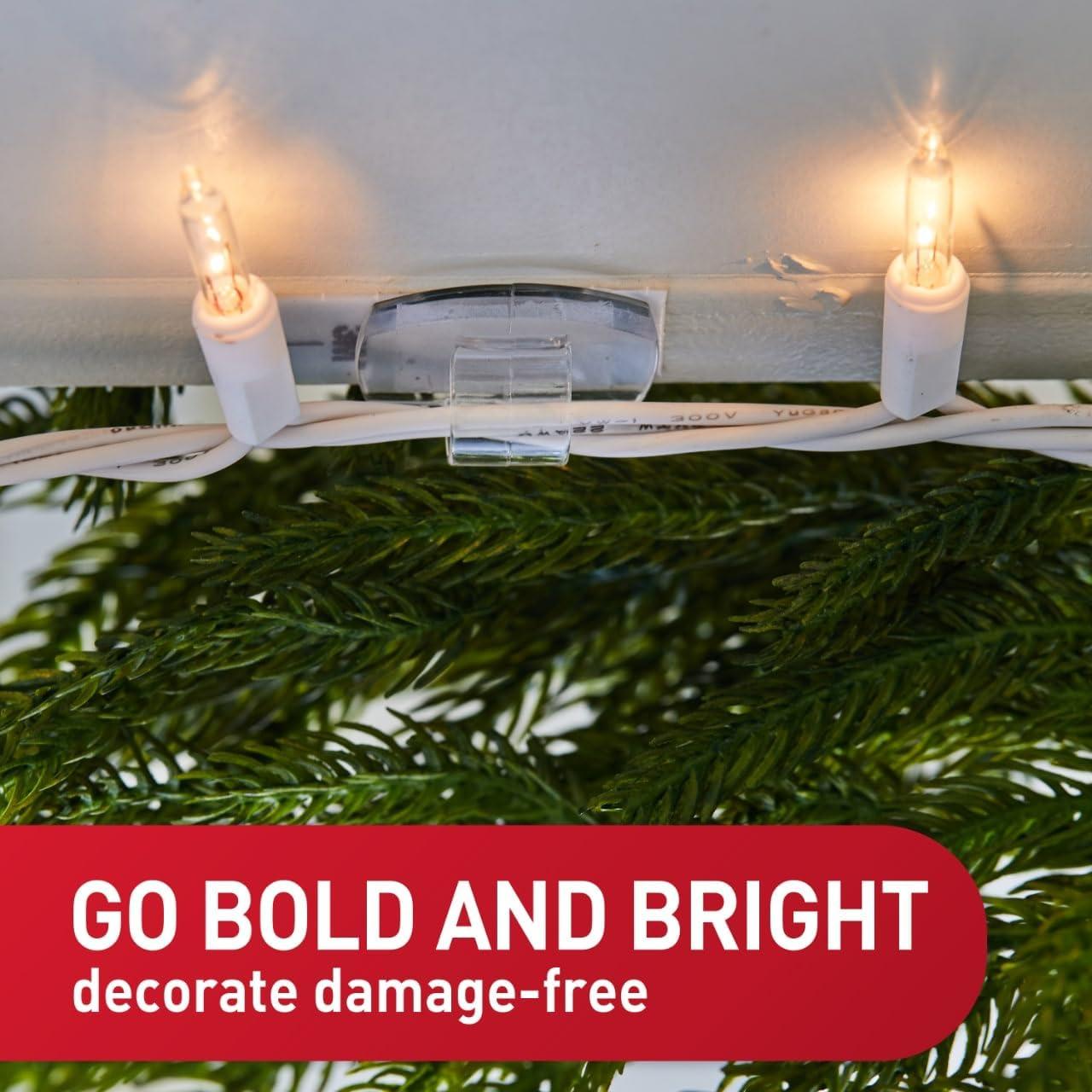 Clips Transparentes para Luces Exteriores Command - 20 Unidades