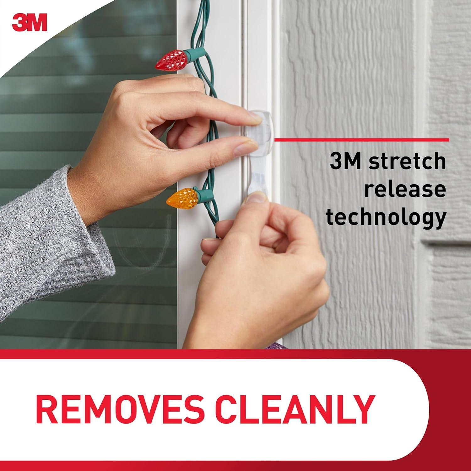 Clips Transparentes para Luces Exteriores Command - 20 Unidades