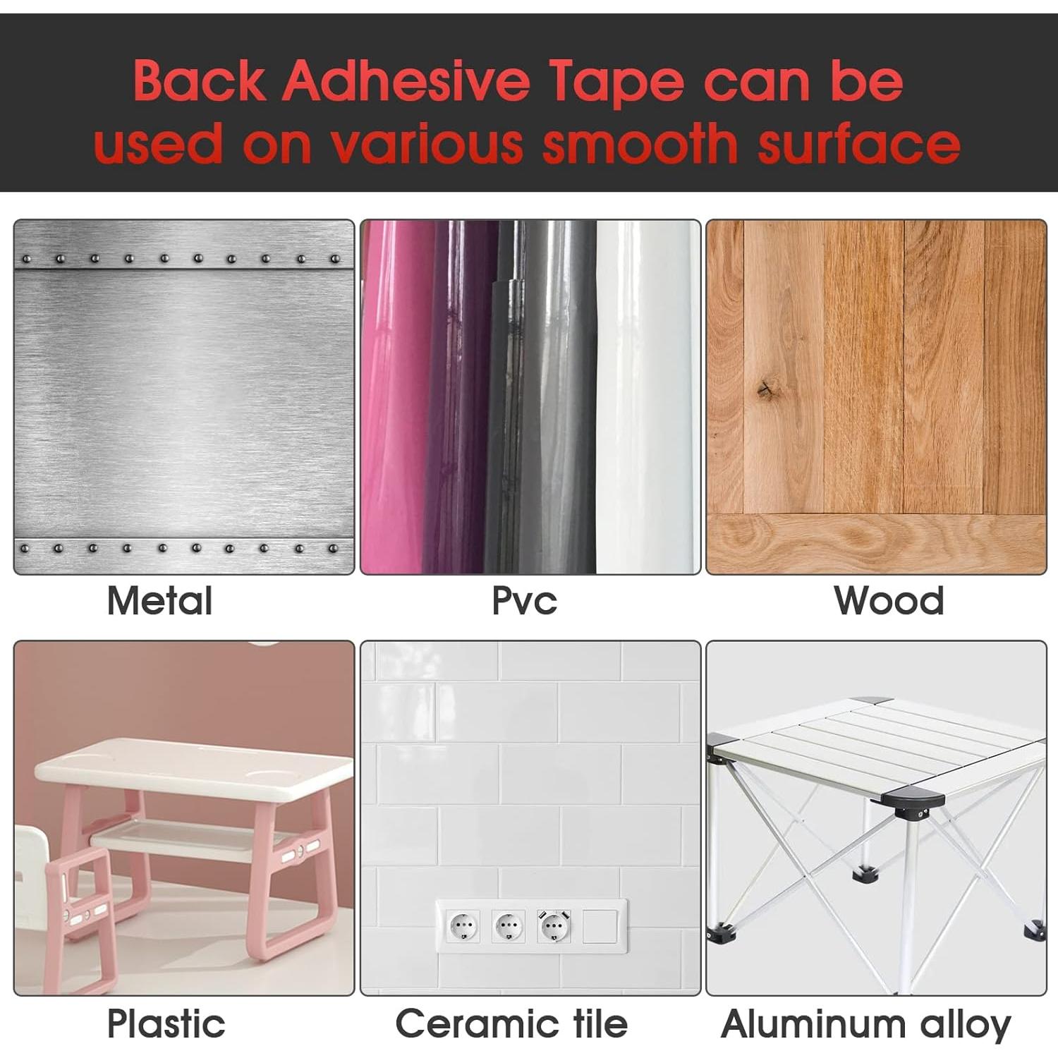 GWHOLE 100 Clips Adhesivos 3M para Organización de Cables