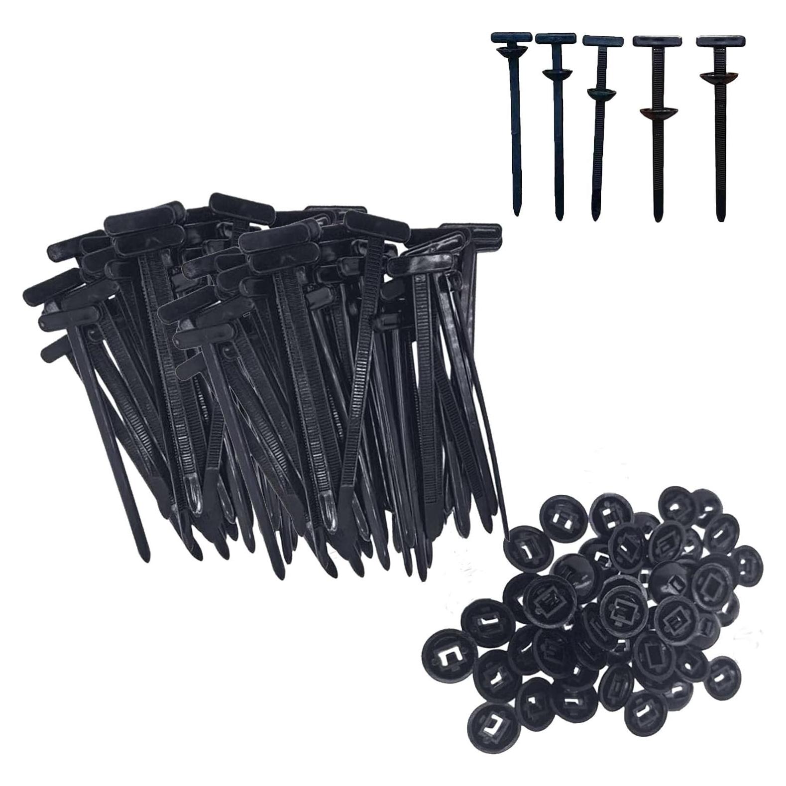 Hebilla de Brida de Cable Universal BOVVSKY 100pcs Nylon