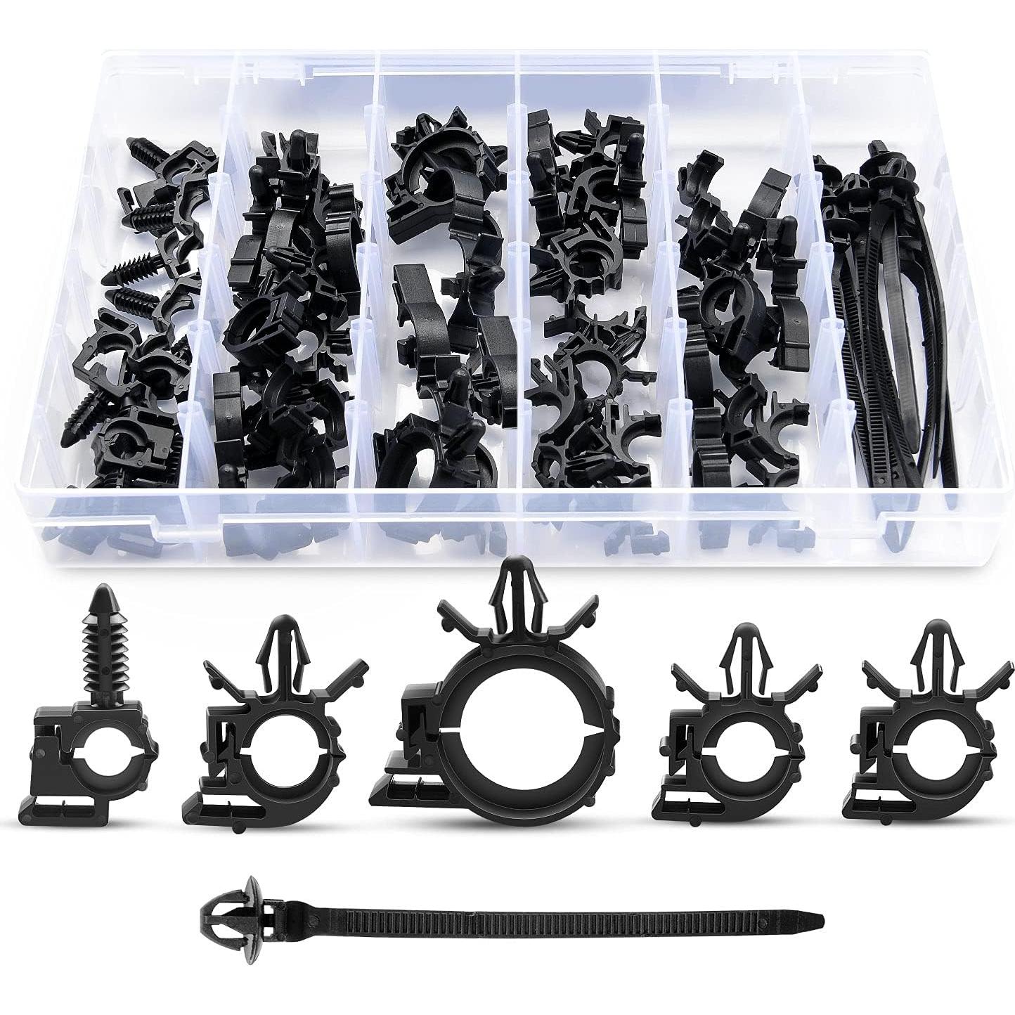 Kit 60 Clips de Enrutamiento de Cable GOOACC para Auto
