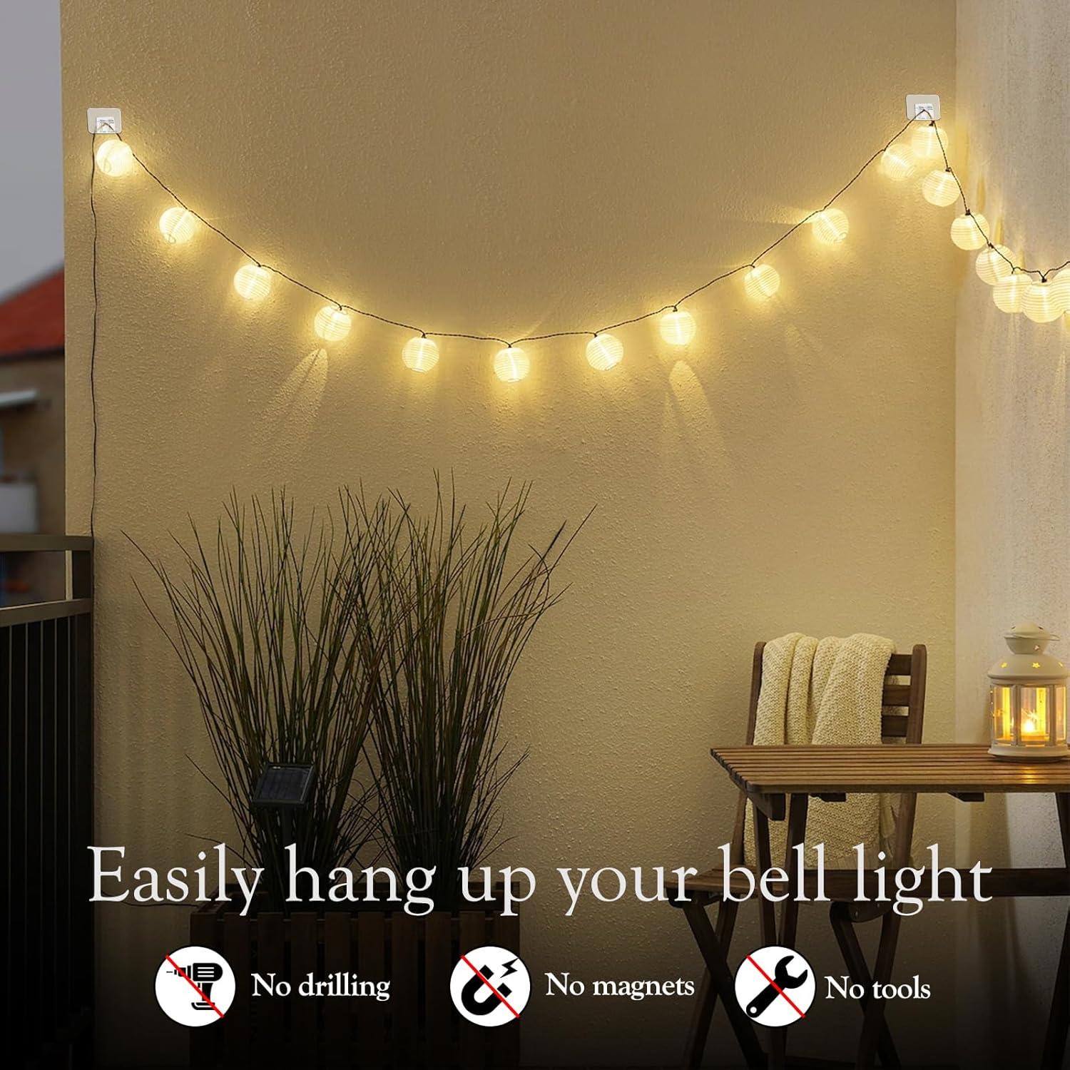 Ganchos Adhesivos para Luces de Navidad Moonateen - 40 Pcs