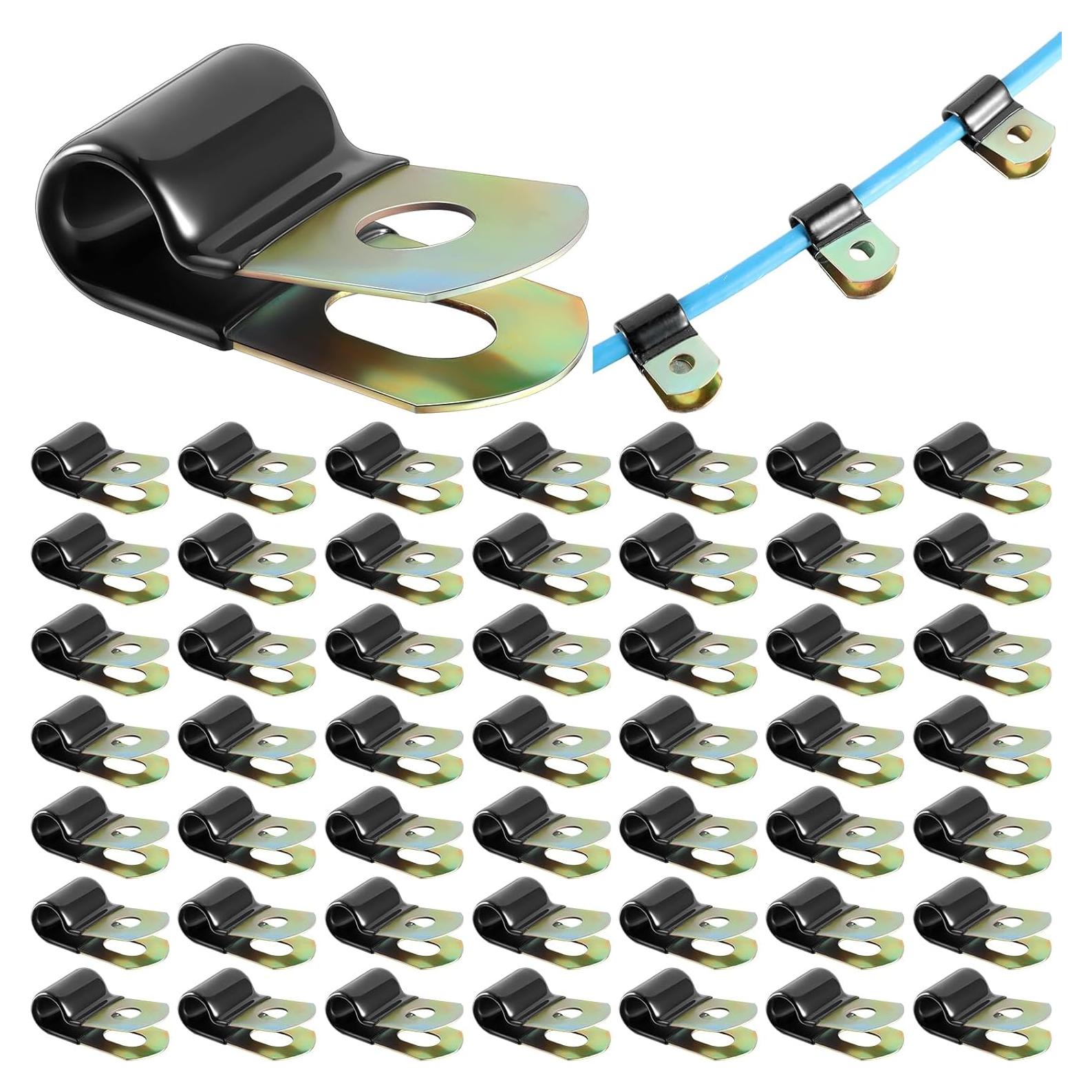 50 Abrazaderas de Cable de Acero Inoxidable Tandefio 6mm