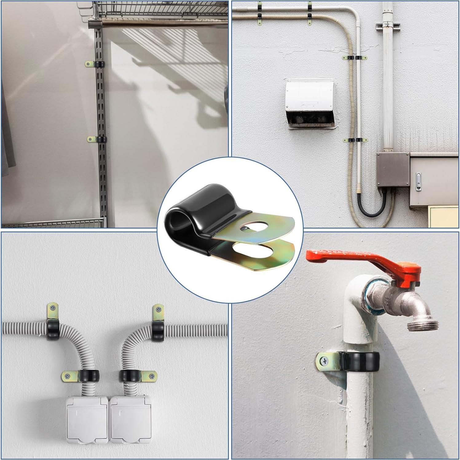 50 Abrazaderas de Cable de Acero Inoxidable Tandefio 6mm