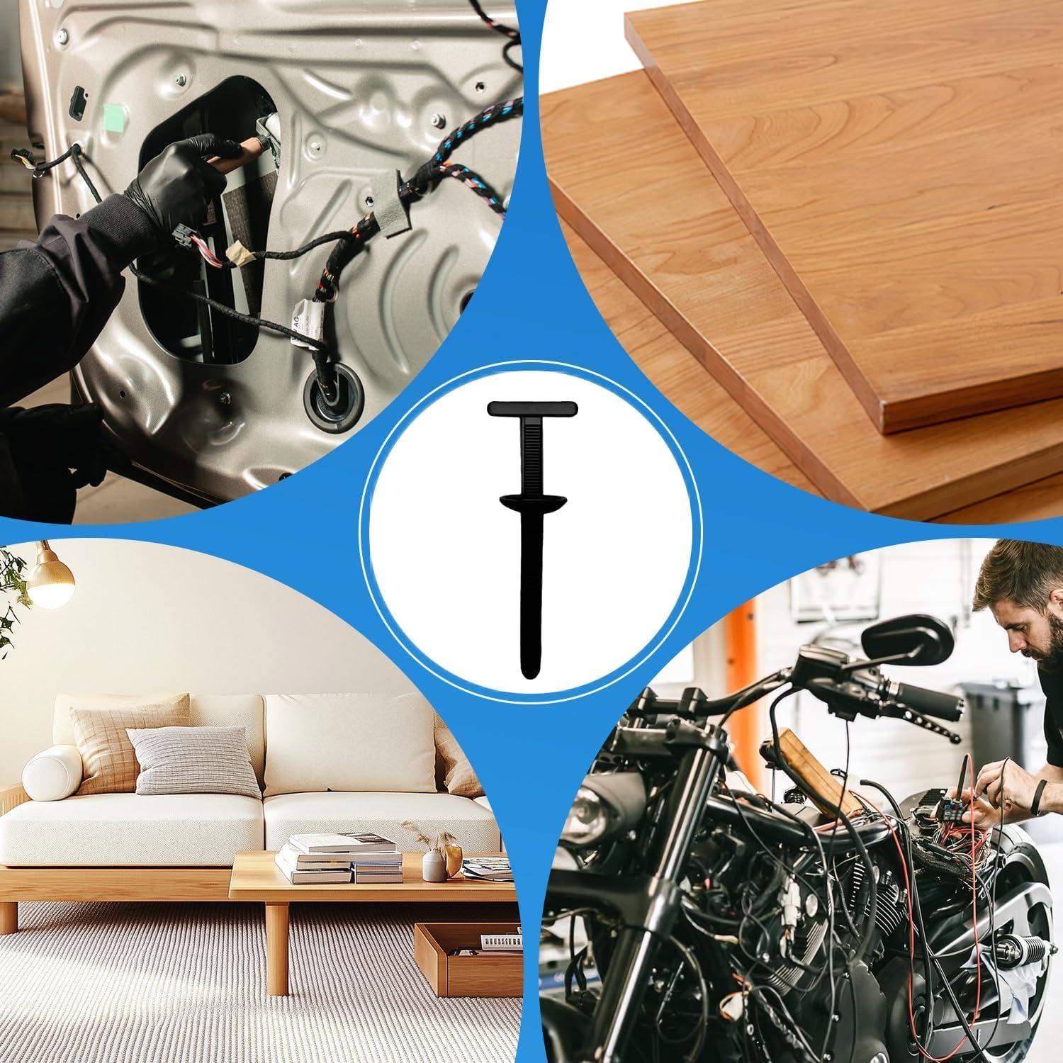 Hebilla de Brida Universal Sufeasdf 50pcs Nylon Alta Resistencia