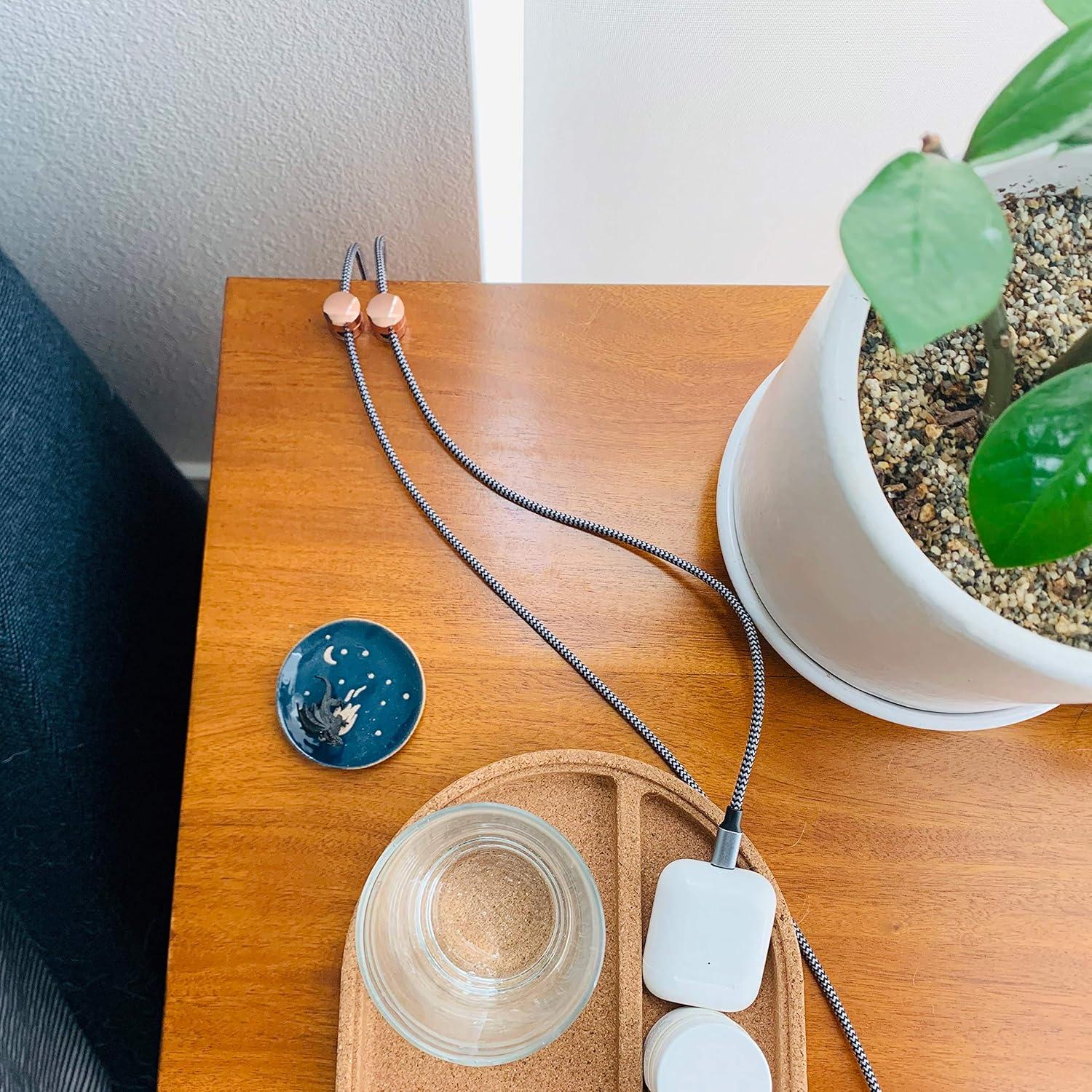 Clip de Cable de Latón Premium MY DESIGN PAD - Organizador Elegante - Paquete de 4