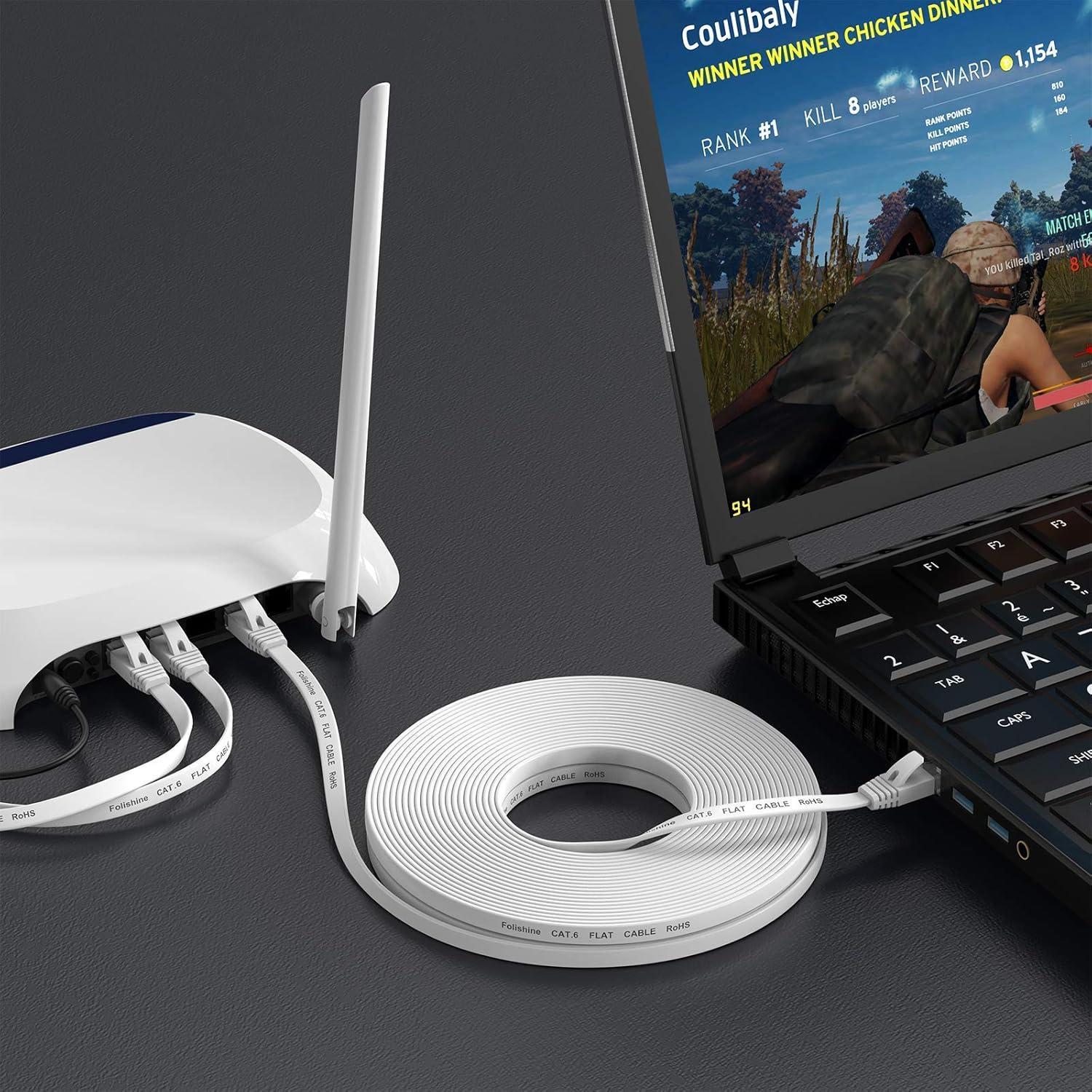 Cable Ethernet Folishine 7.62 m Cat 6e Alta Velocidad RJ45