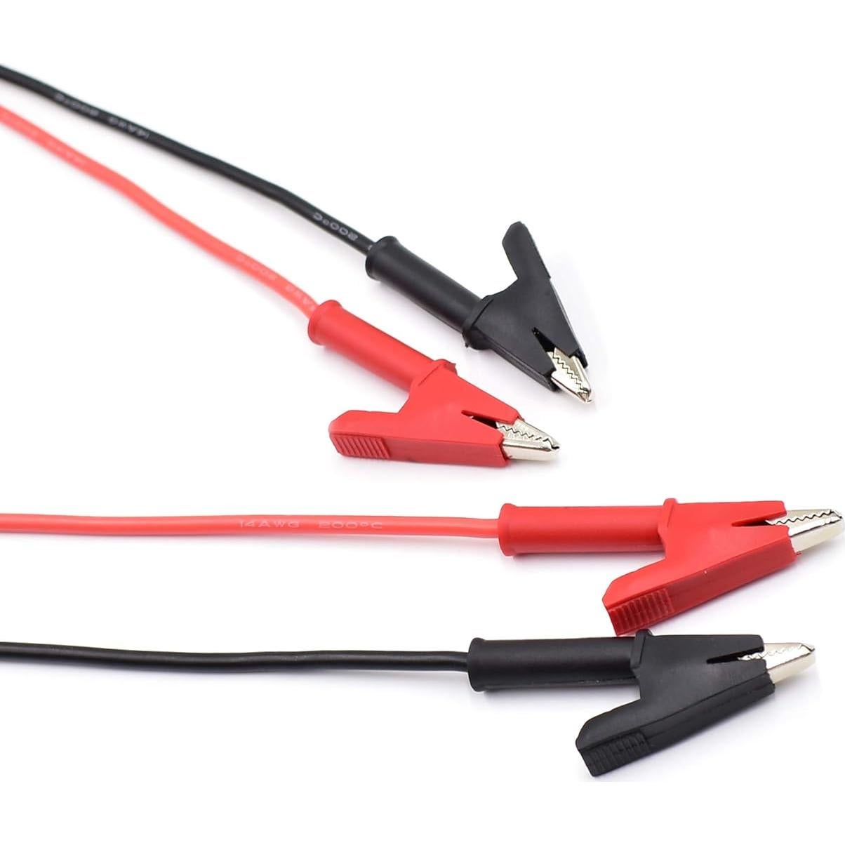 Cables de Salto 14 AWG Bei Qian con Clips de Cocodrilo 1m