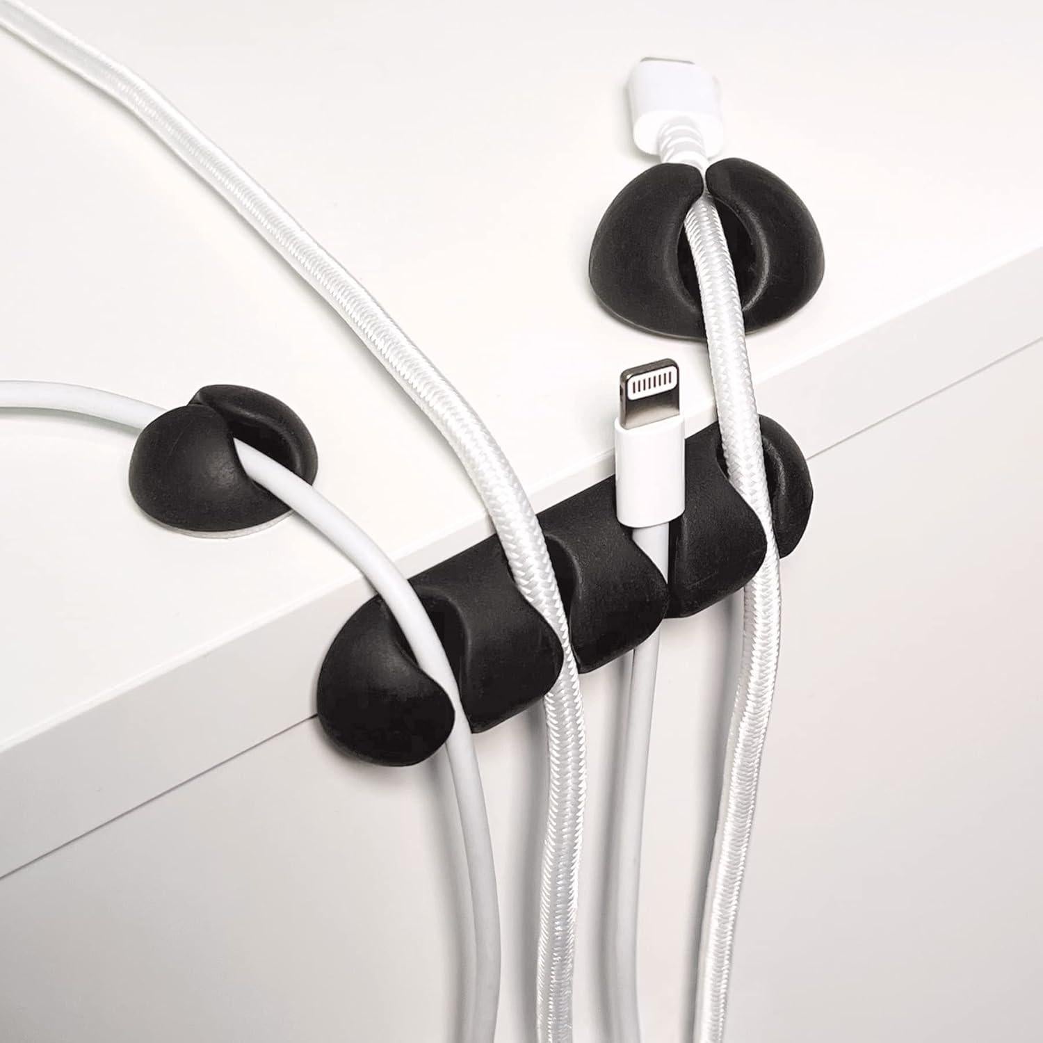 Clip de Cable Adhesivo Wrap-It Storage - Paquete de 28 Piezas